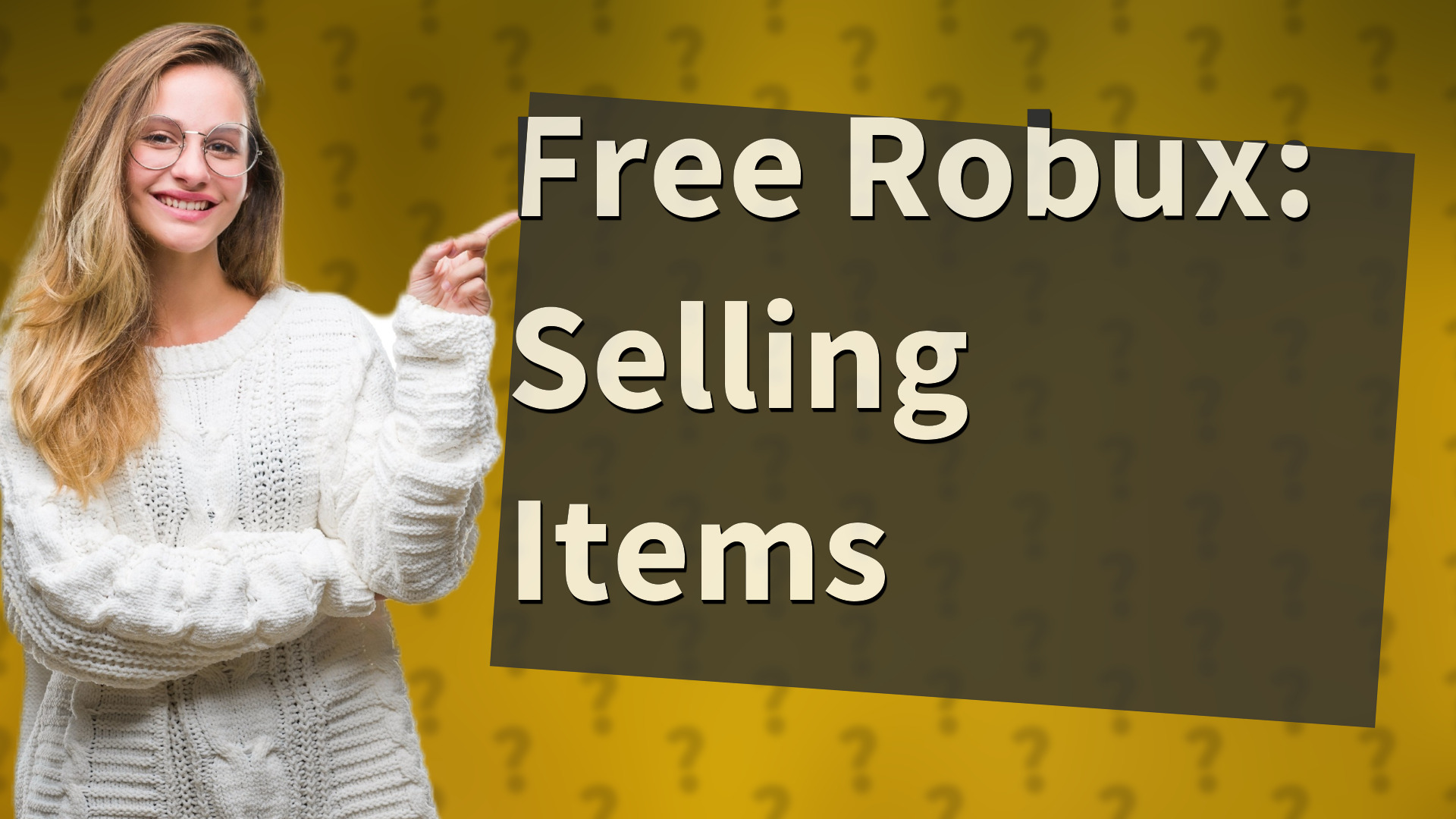 Free Robux: Selling Items