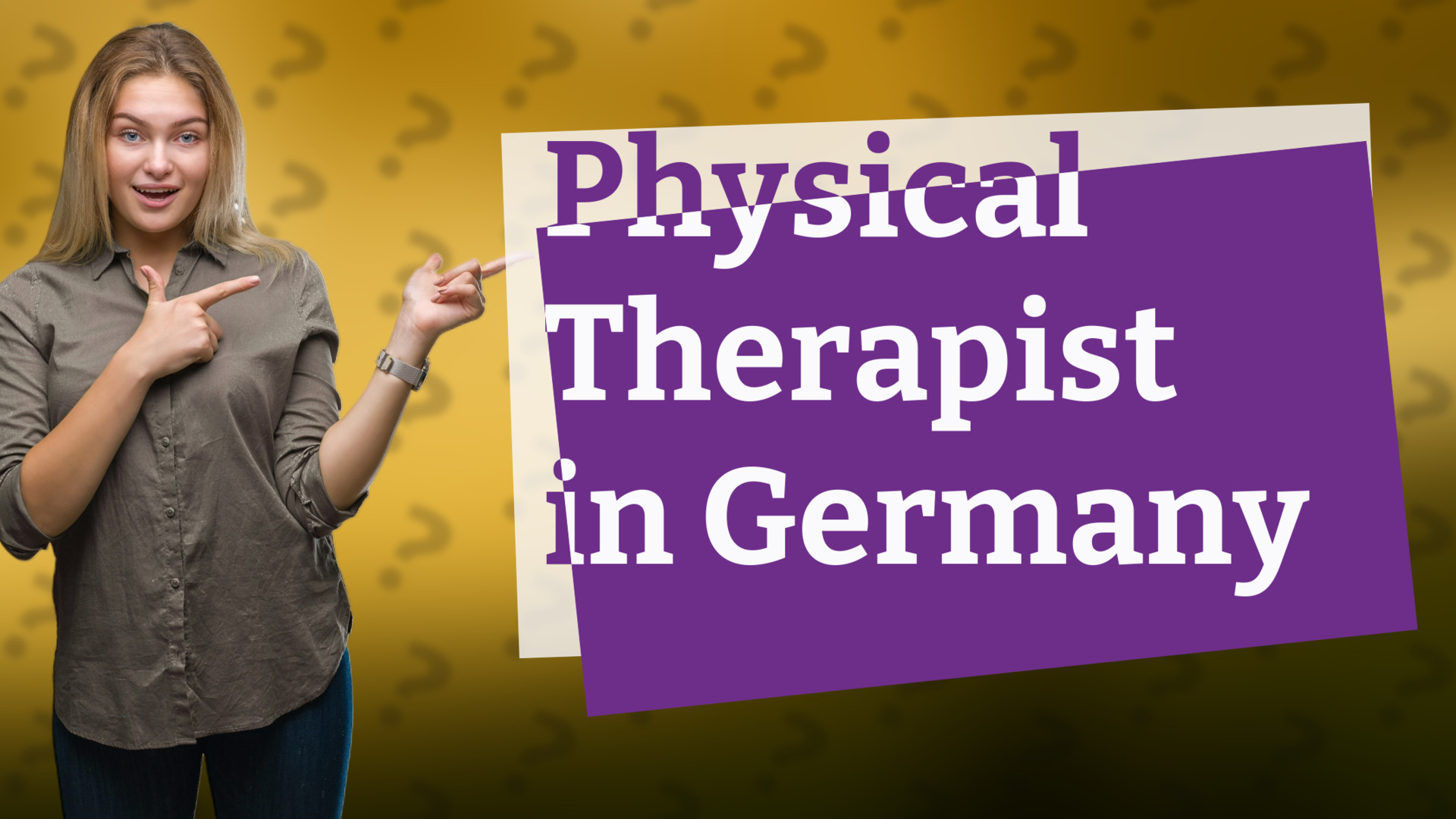 Physical Therapist in Germany