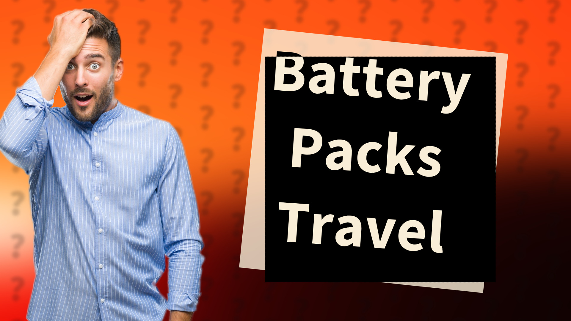 Battery Packs Travel