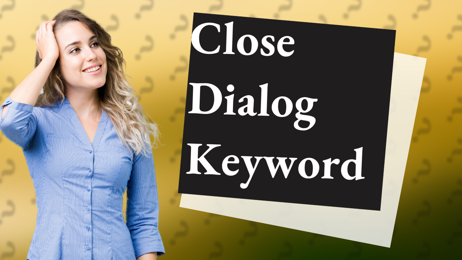 Close Dialog Keyword