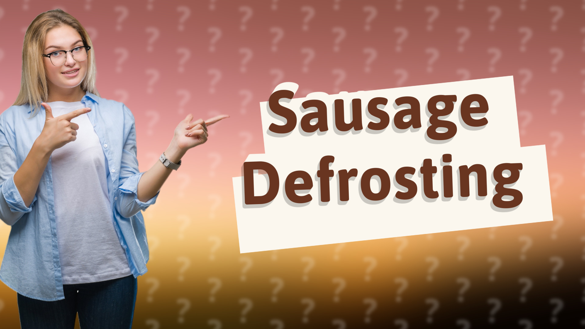 Sausage Defrosting