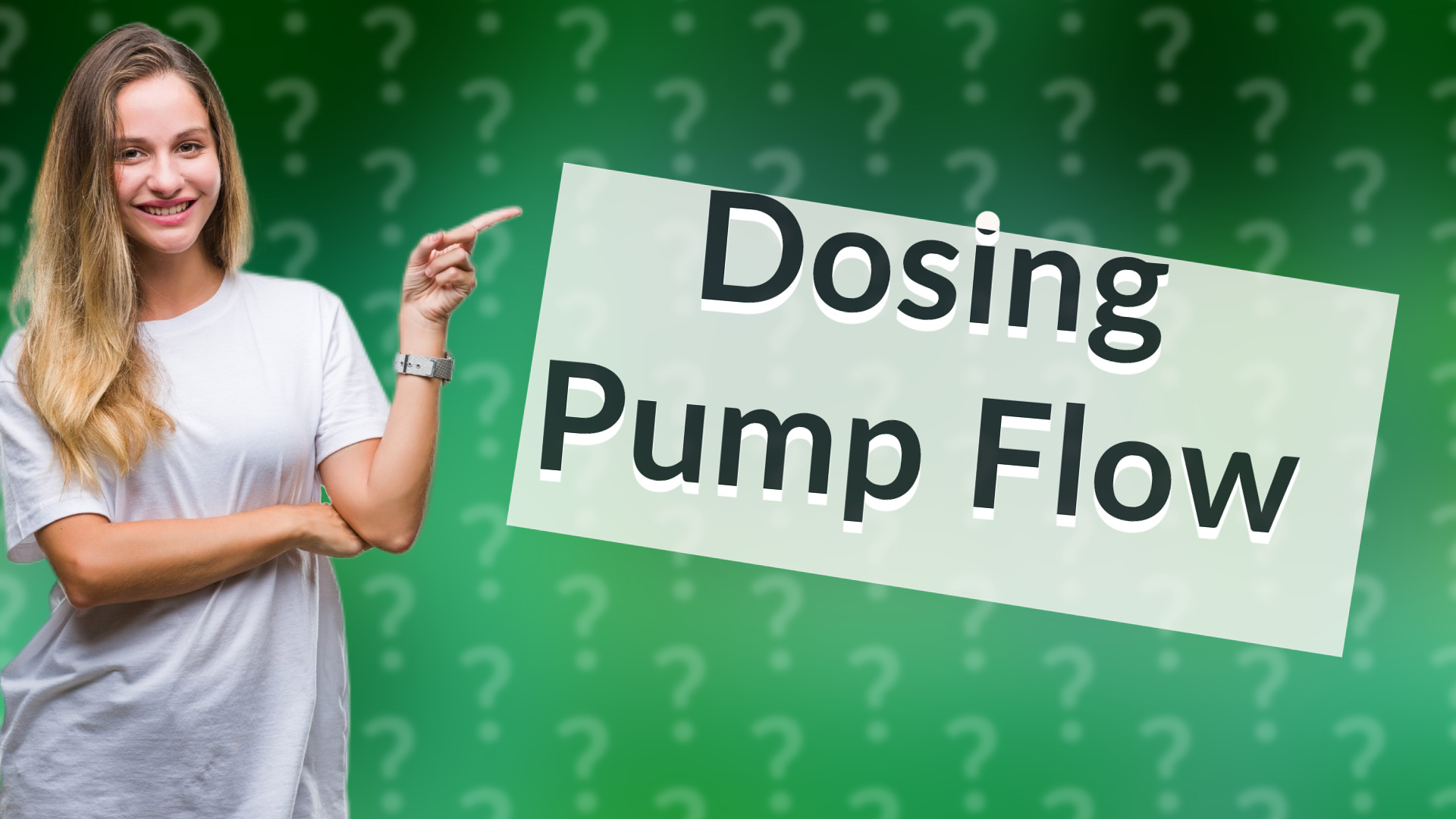 Dosing Pump Flow