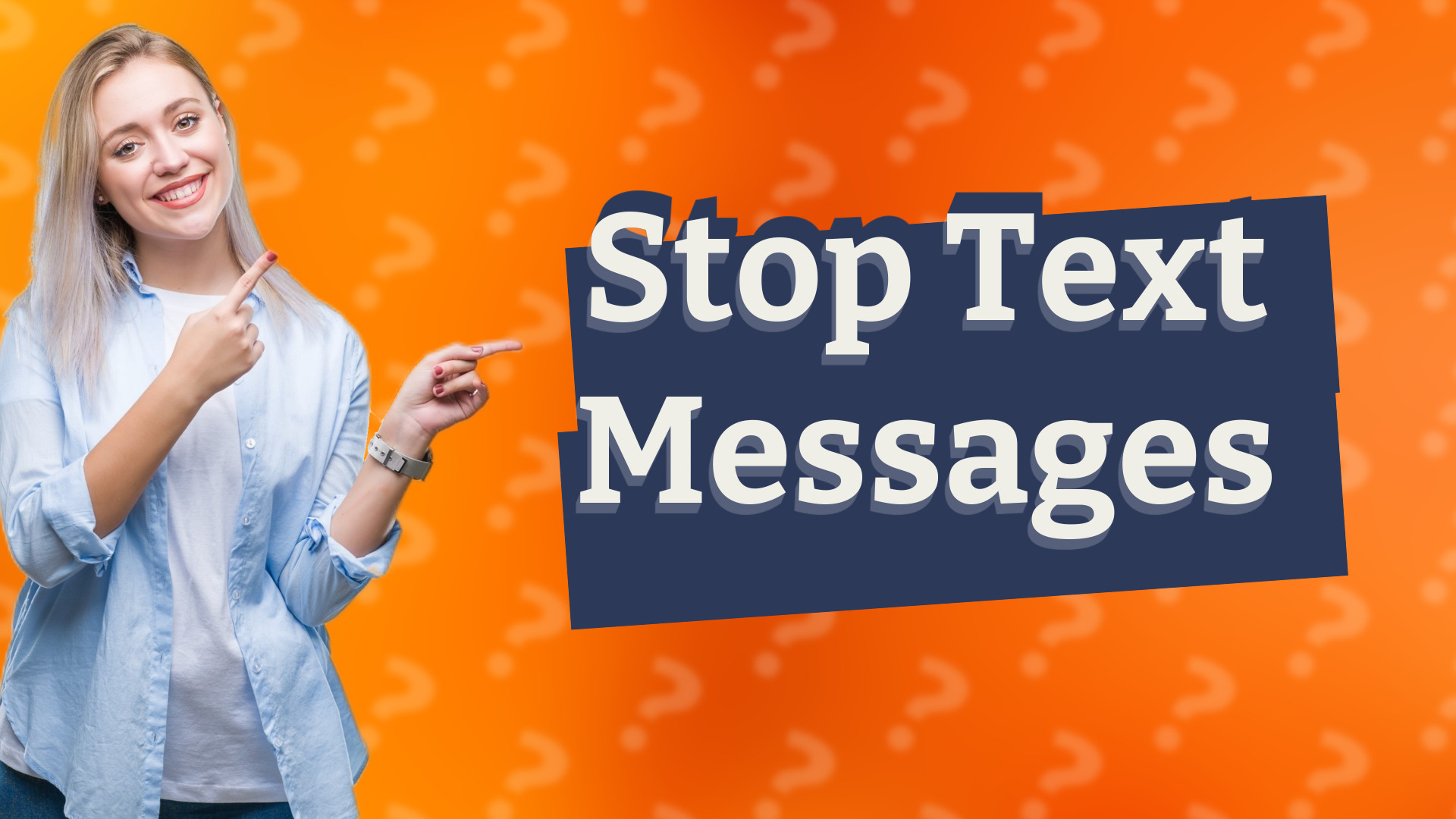 Stop Text Messages
