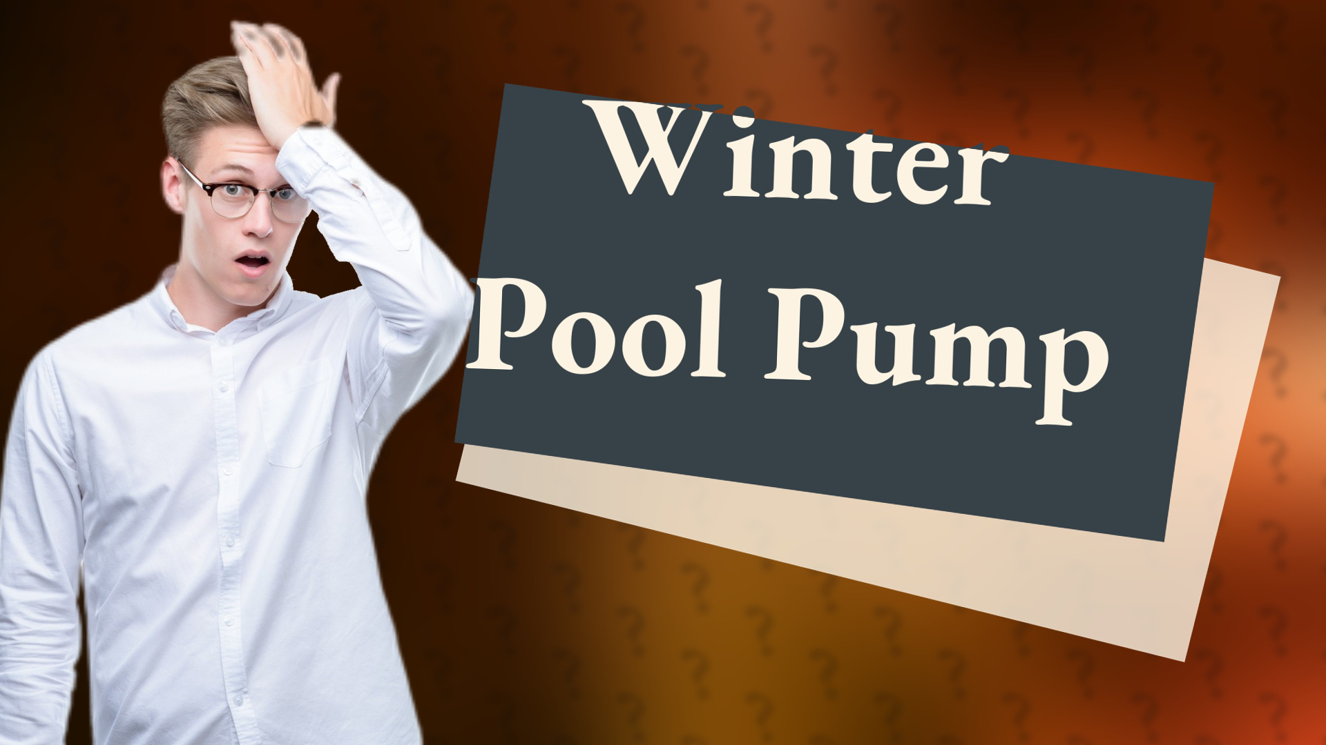 Winter Pool Pump