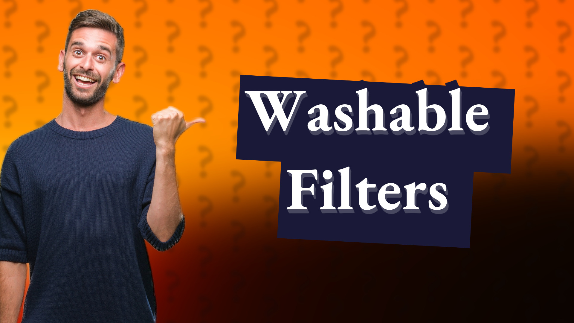 Washable Filters