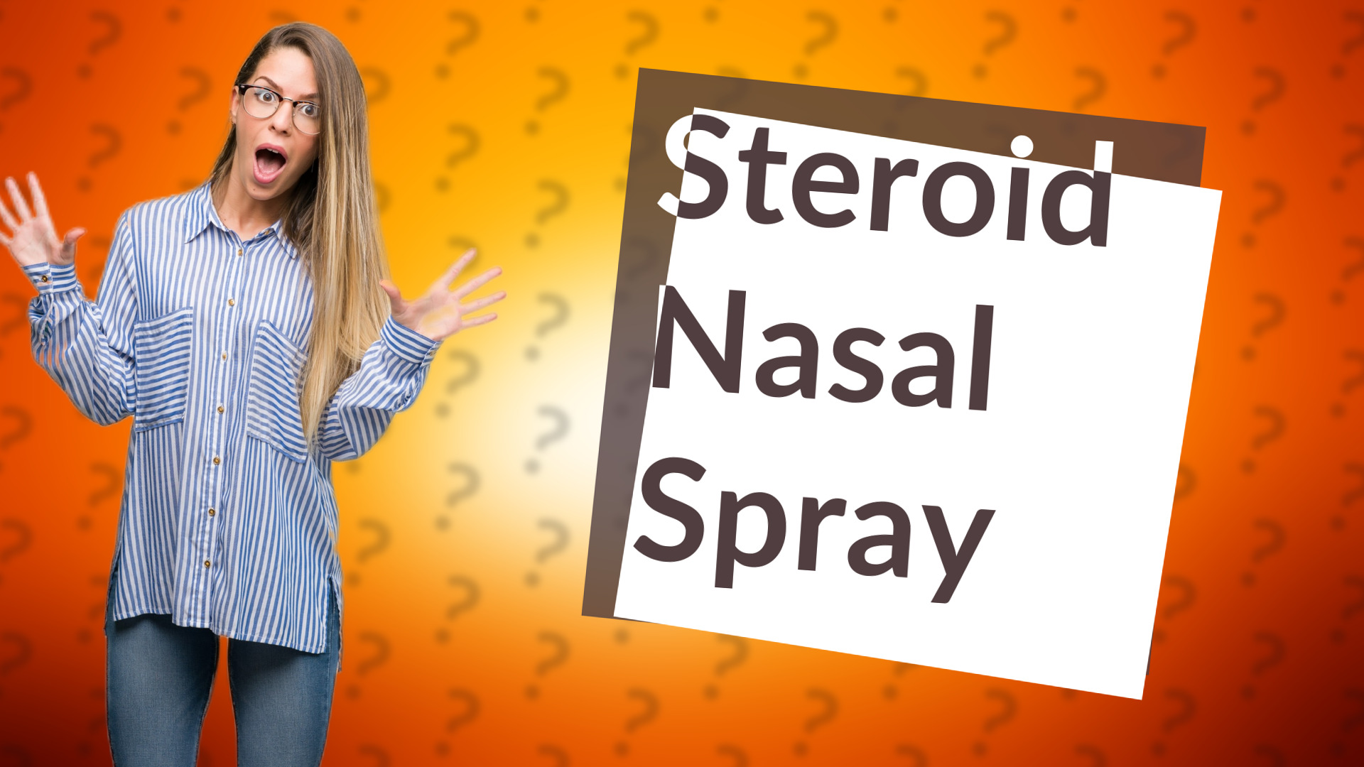 Steroid Nasal Spray