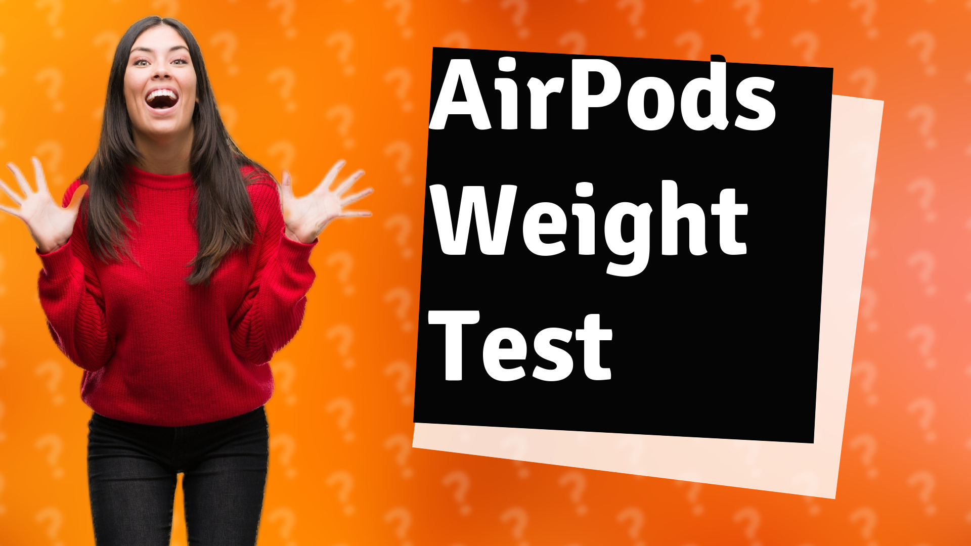 AirPods Weight Test