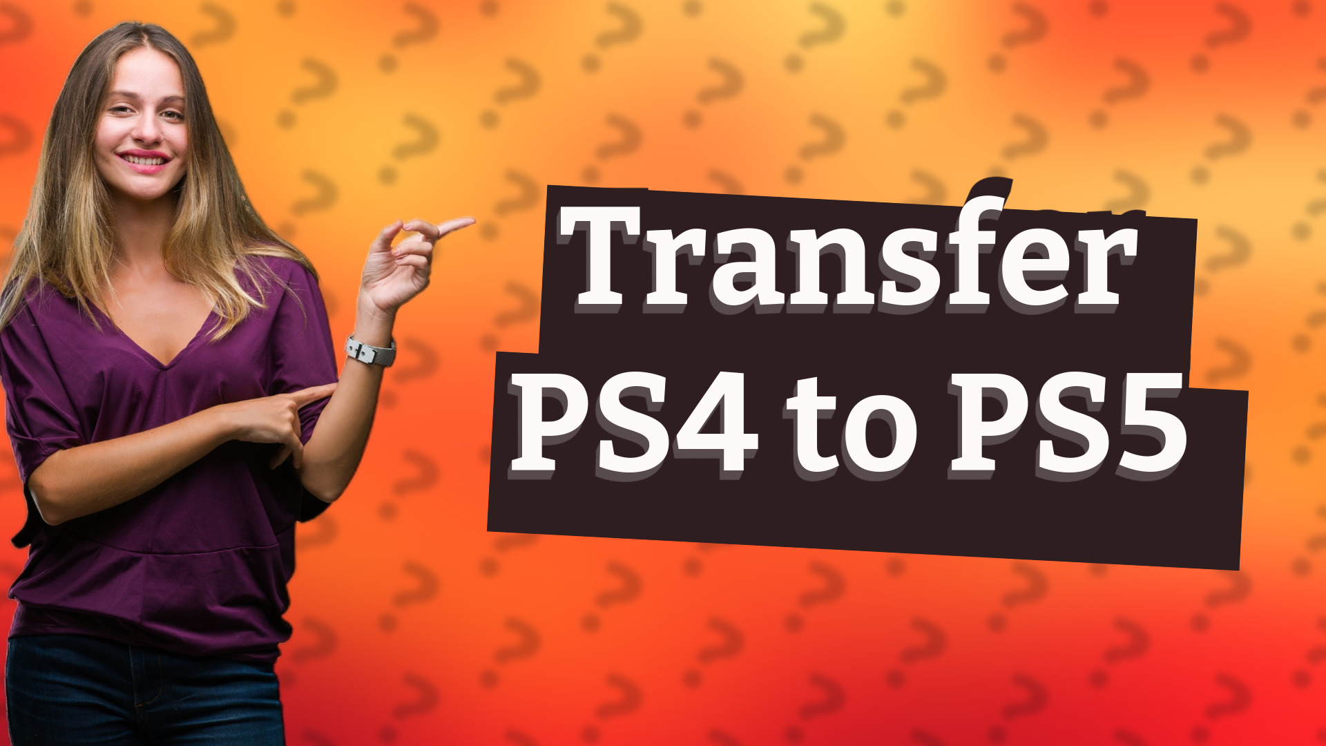 Transfer PS4 to PS5
