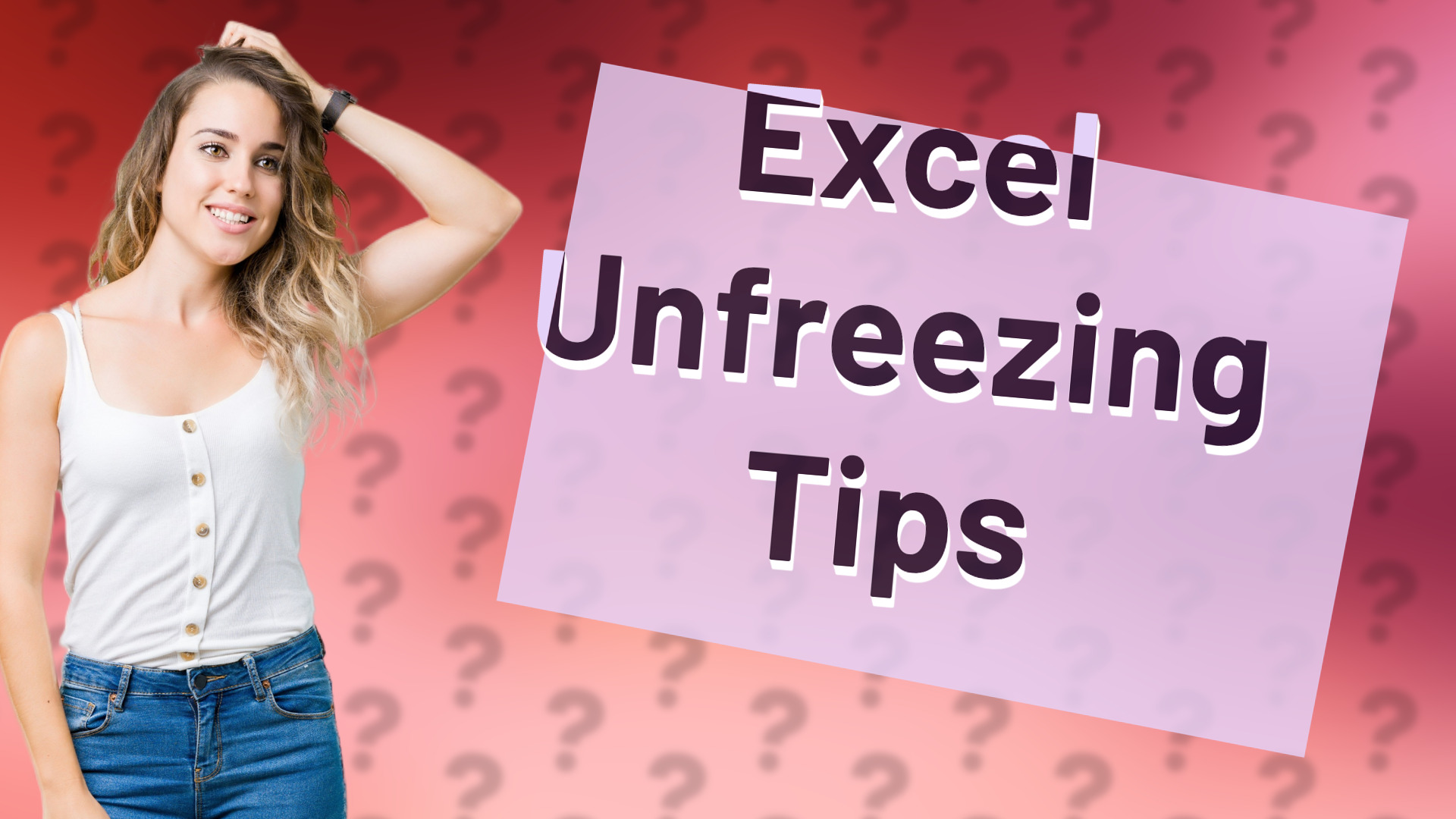 Excel Unfreezing Tips