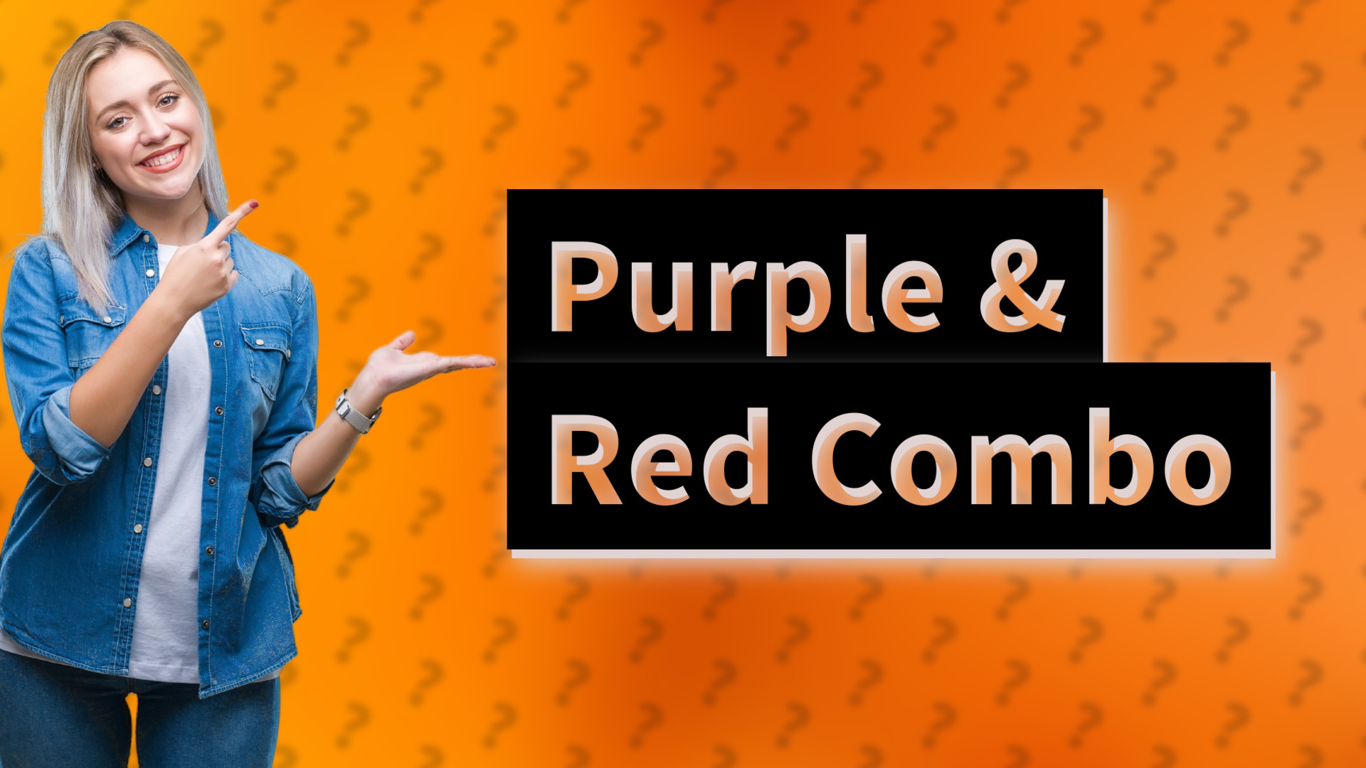 Purple & Red Combo