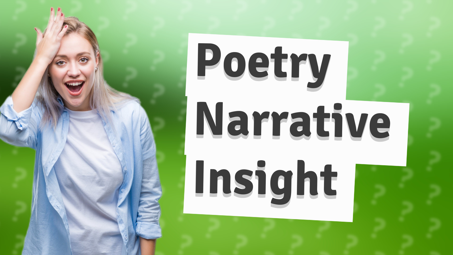 Poetry Narrative Insight