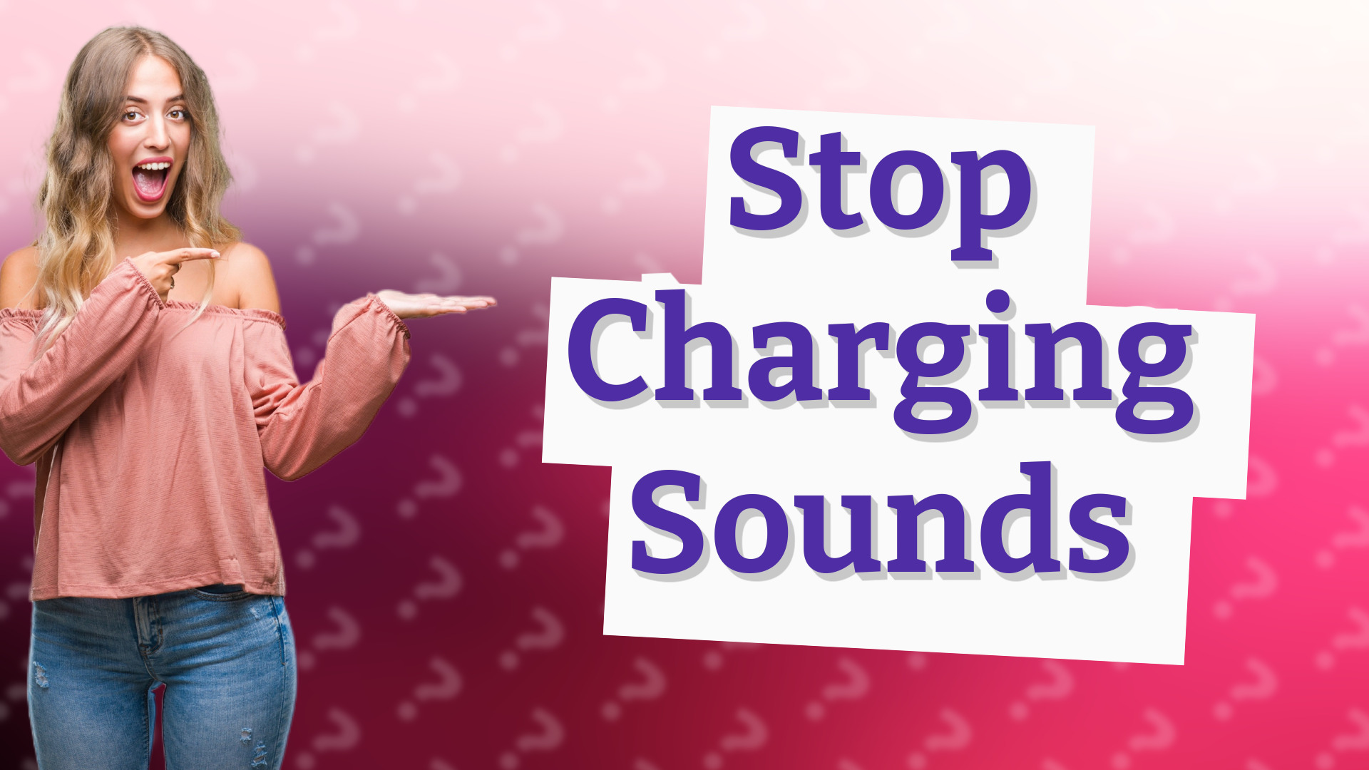 Stop Charging Sounds