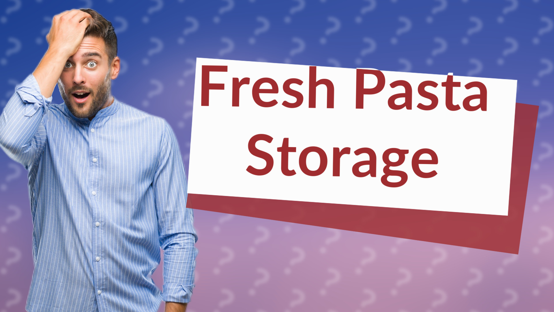 Fresh Pasta Storage