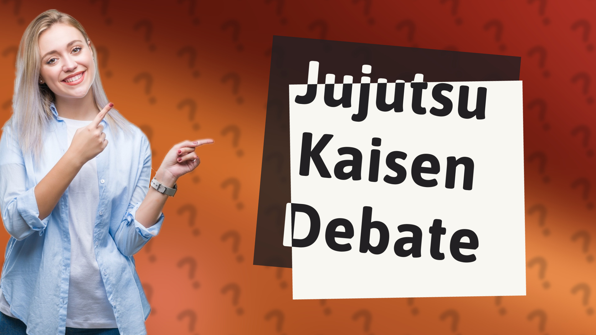 Jujutsu Kaisen Debate