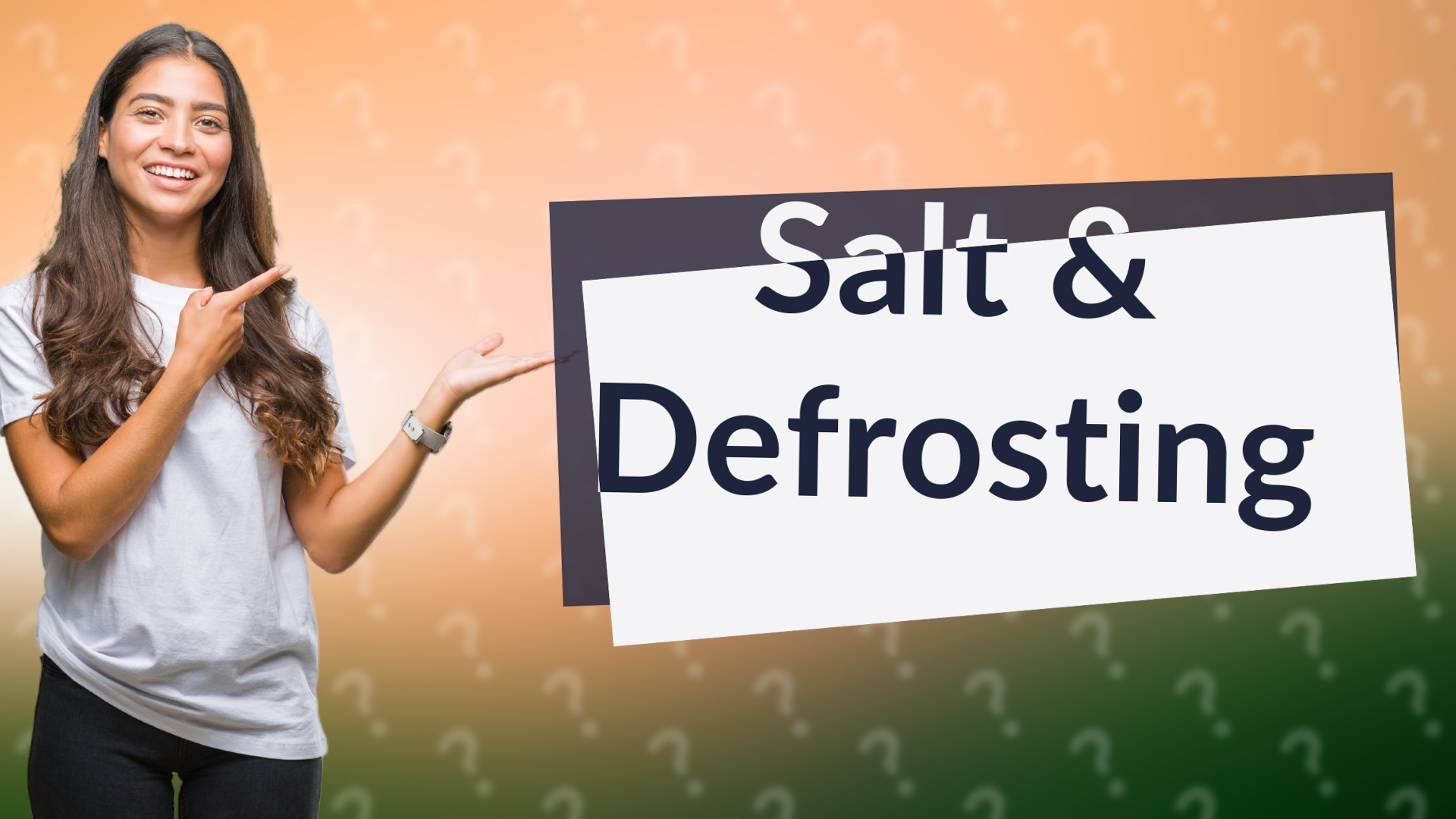 Salt & Defrosting