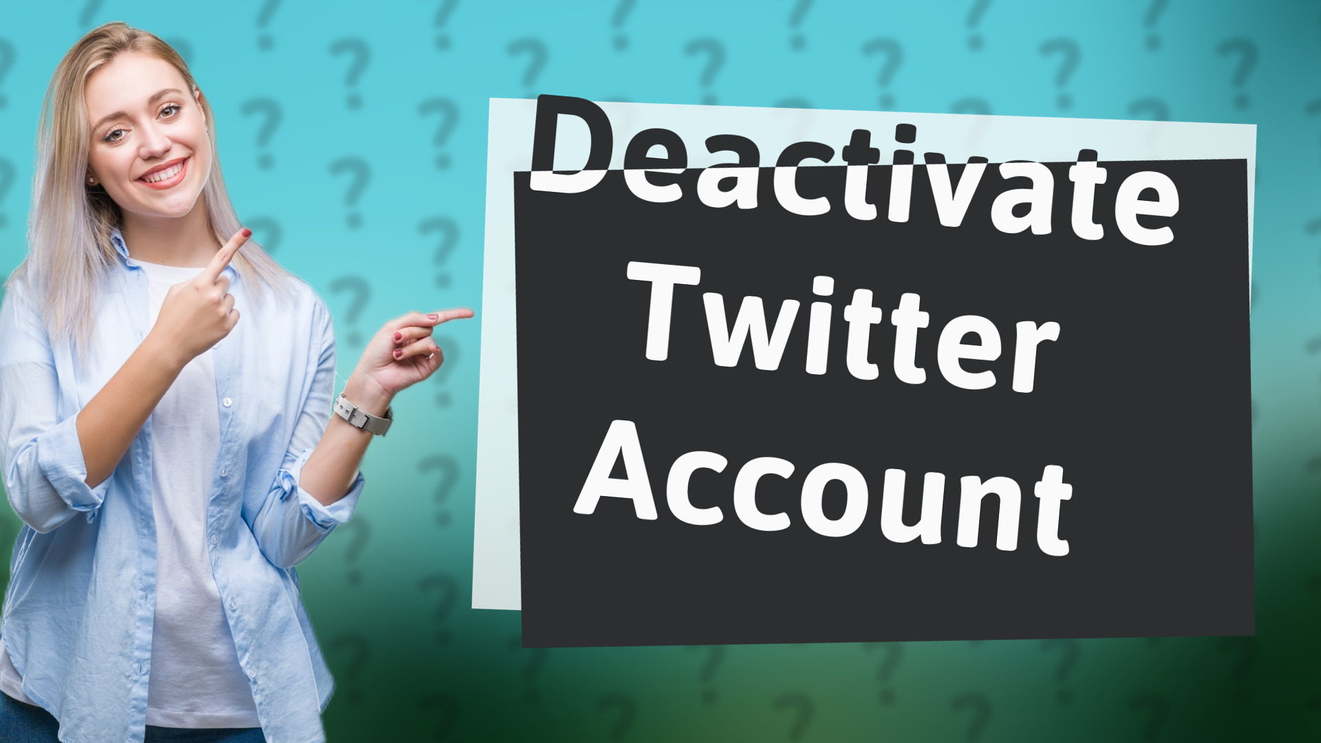 Deactivate Twitter Account