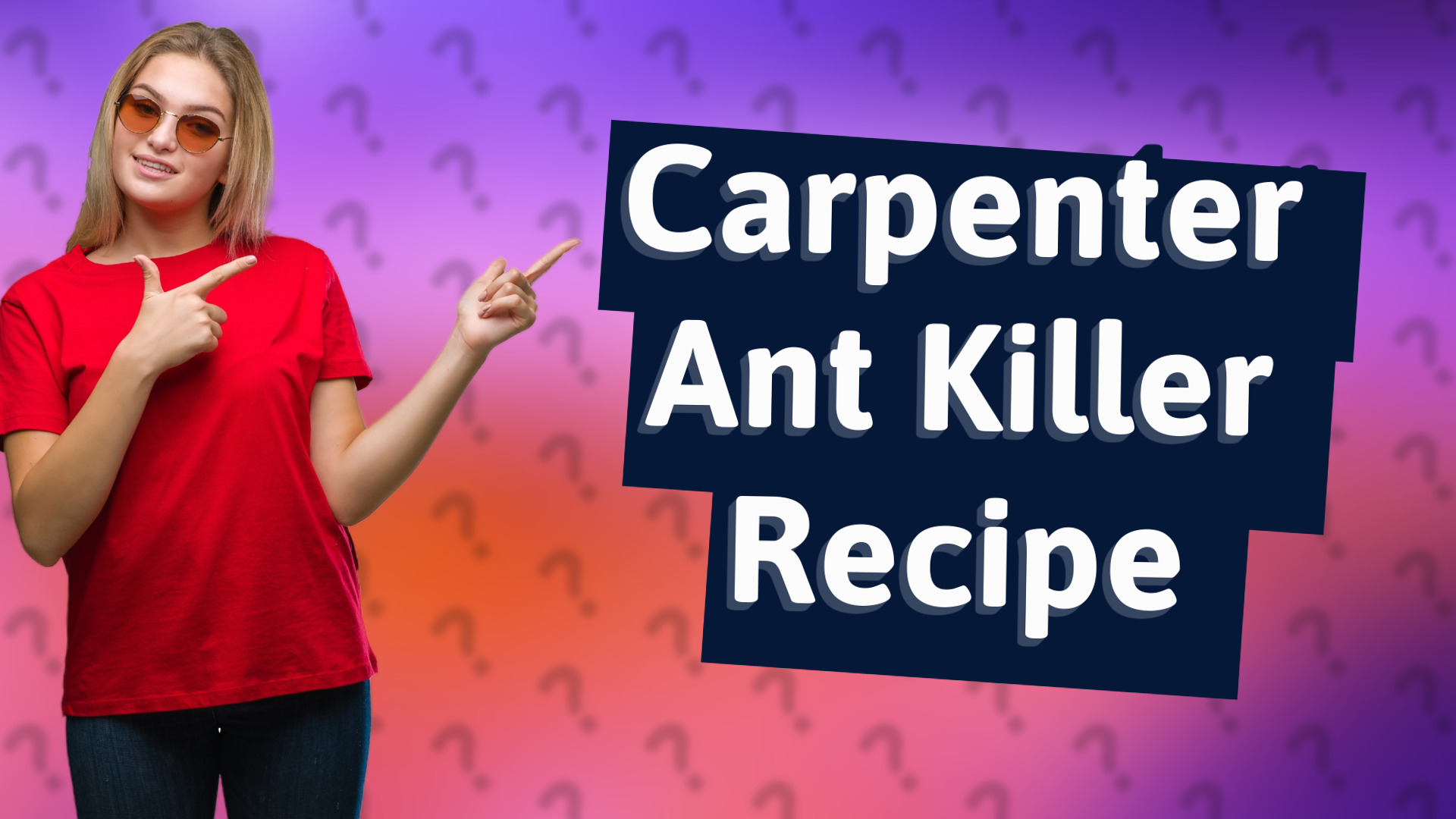 Carpenter Ant Killer Recipe