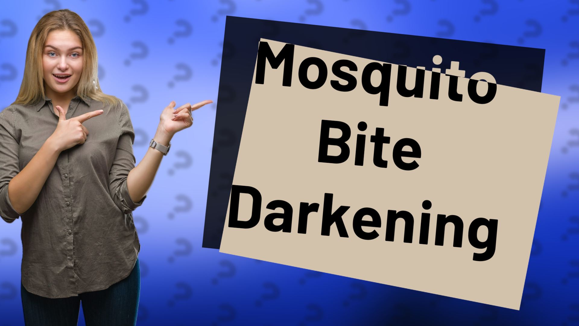 Mosquito Bite Darkening