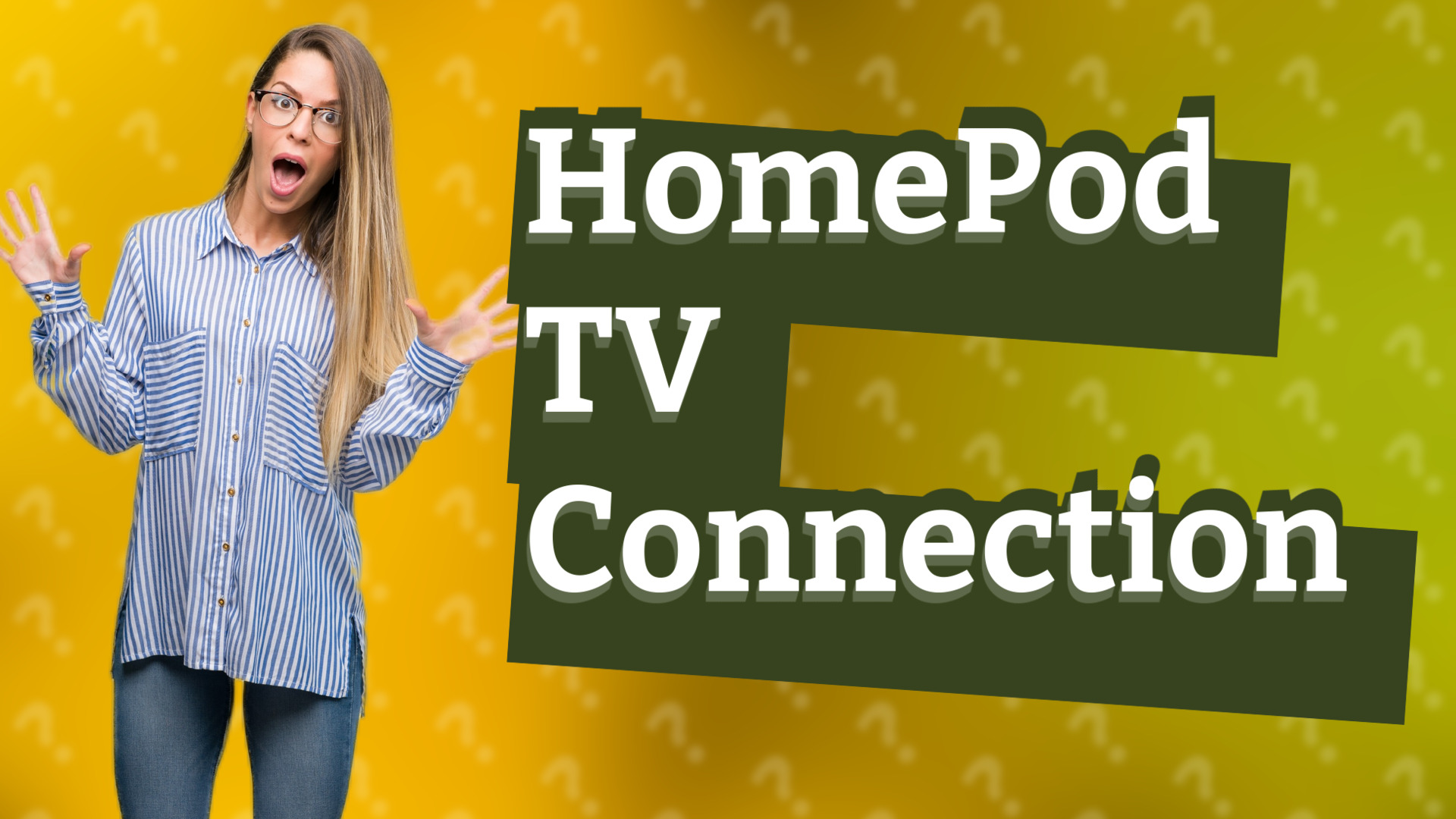 HomePod TV Connection