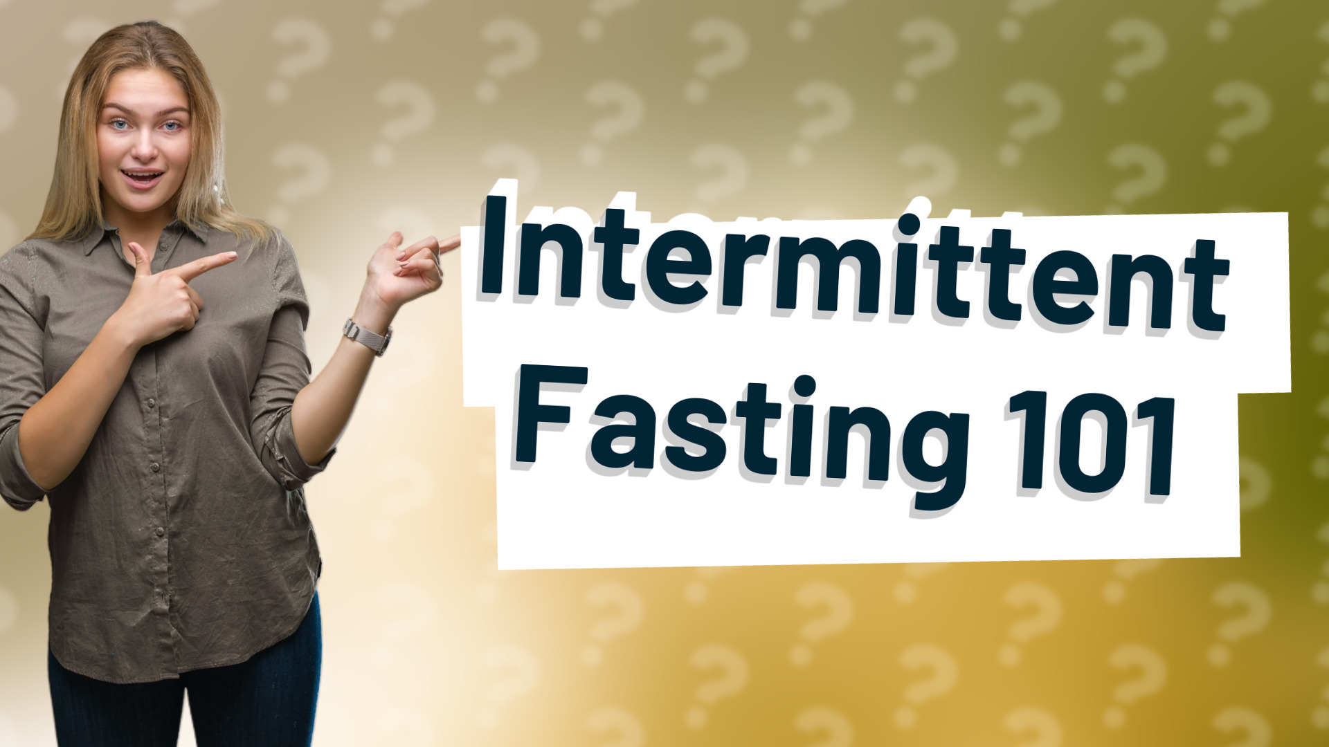 Intermittent Fasting 101