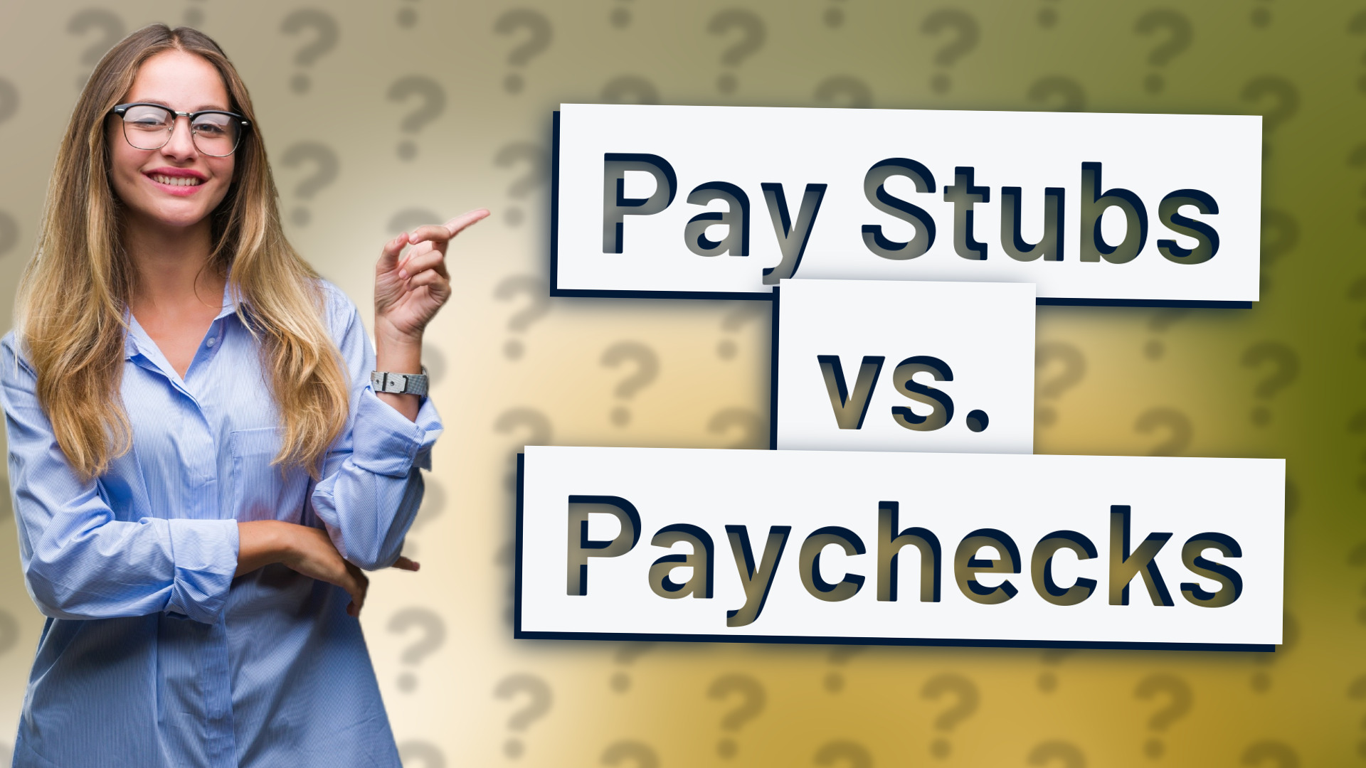 Pay Stubs vs. Paychecks
