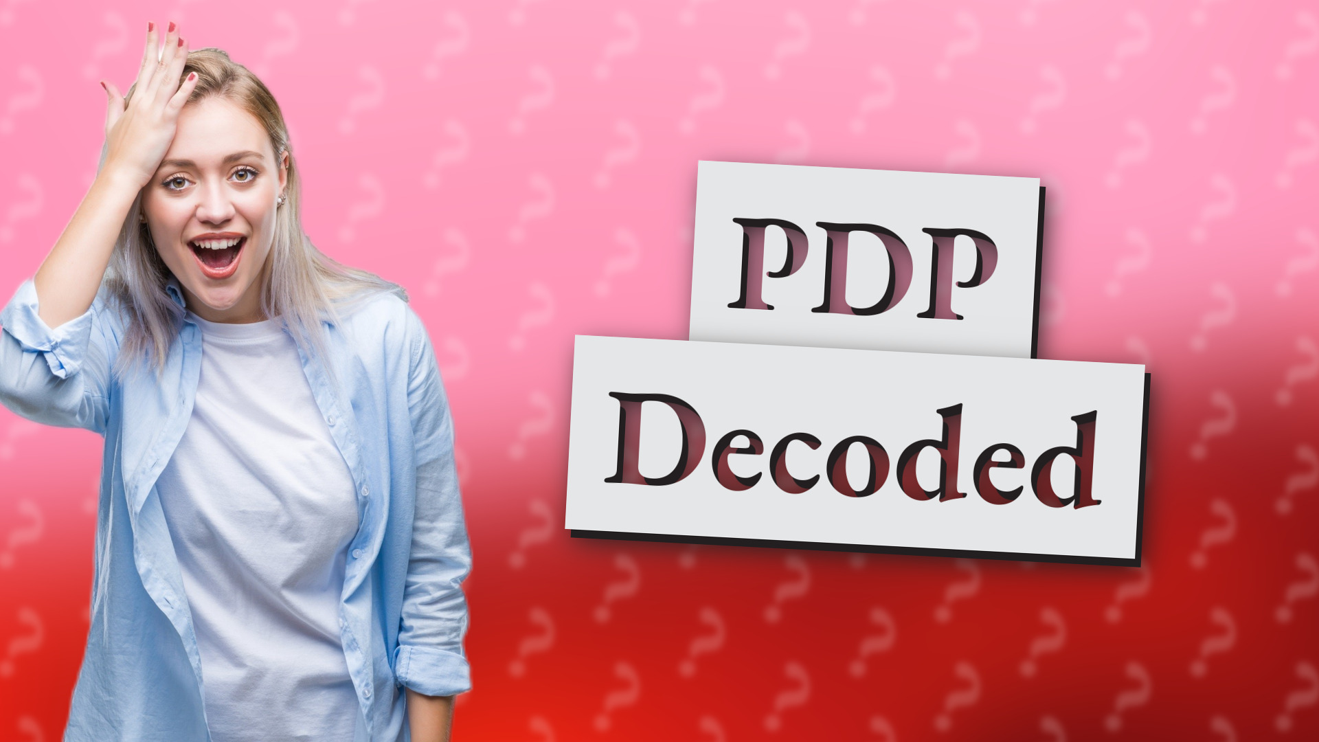 PDP Decoded
