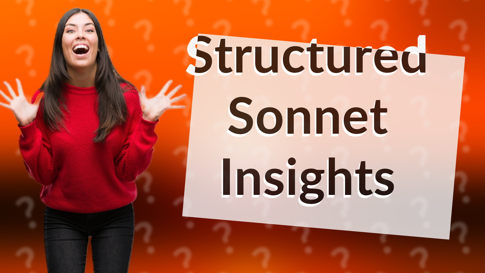 Structured Sonnet Insights