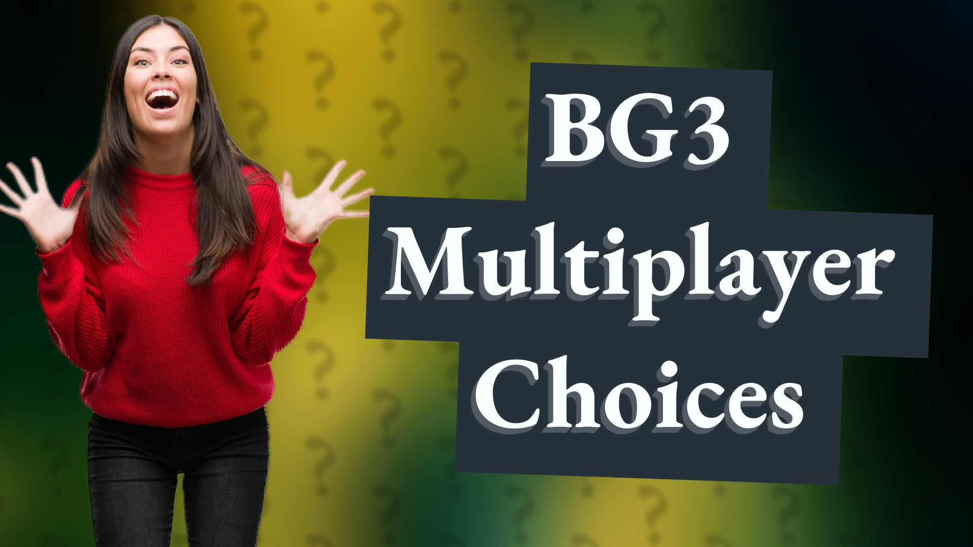 BG3 Multiplayer Choices