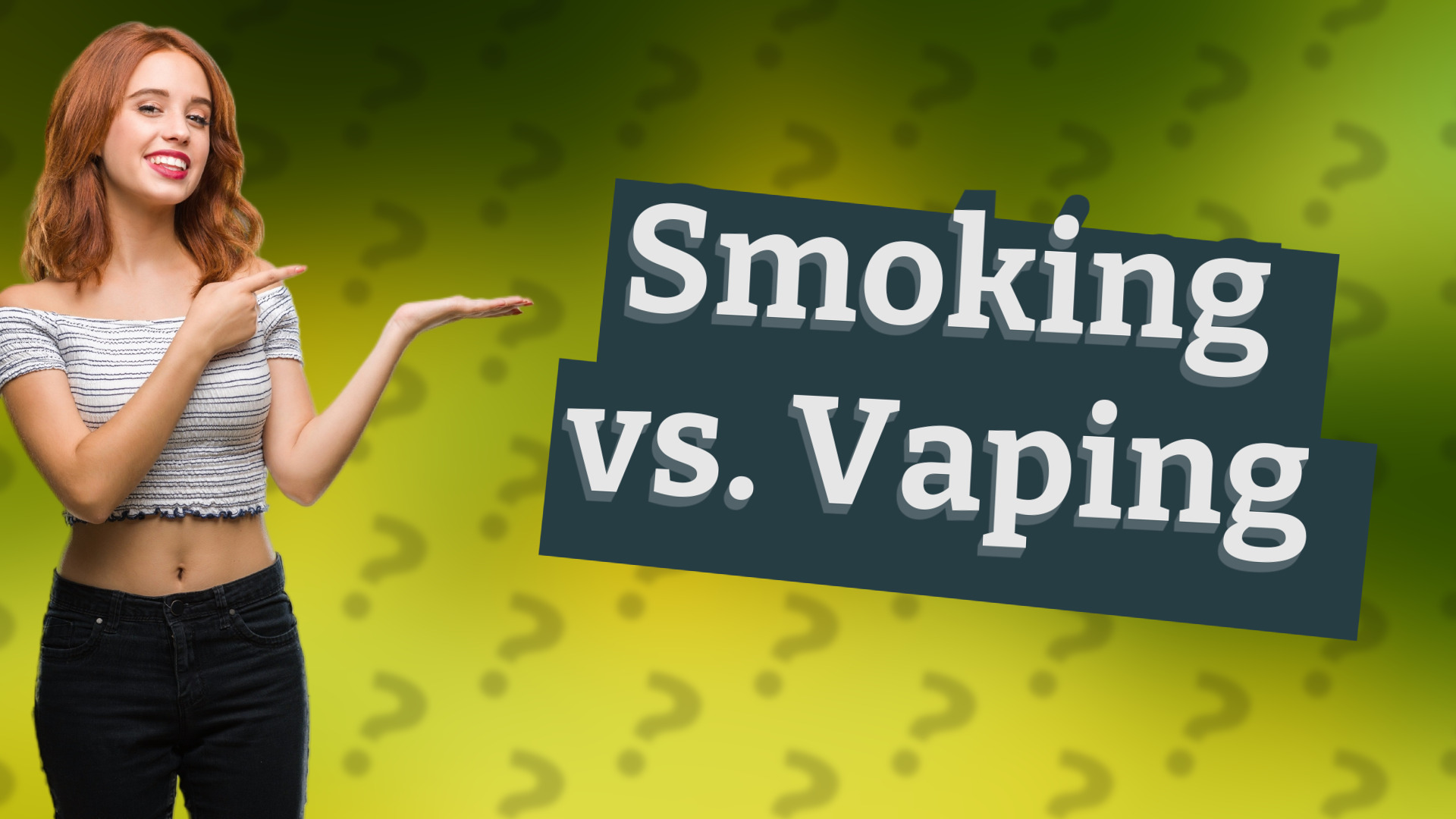 Smoking vs. Vaping