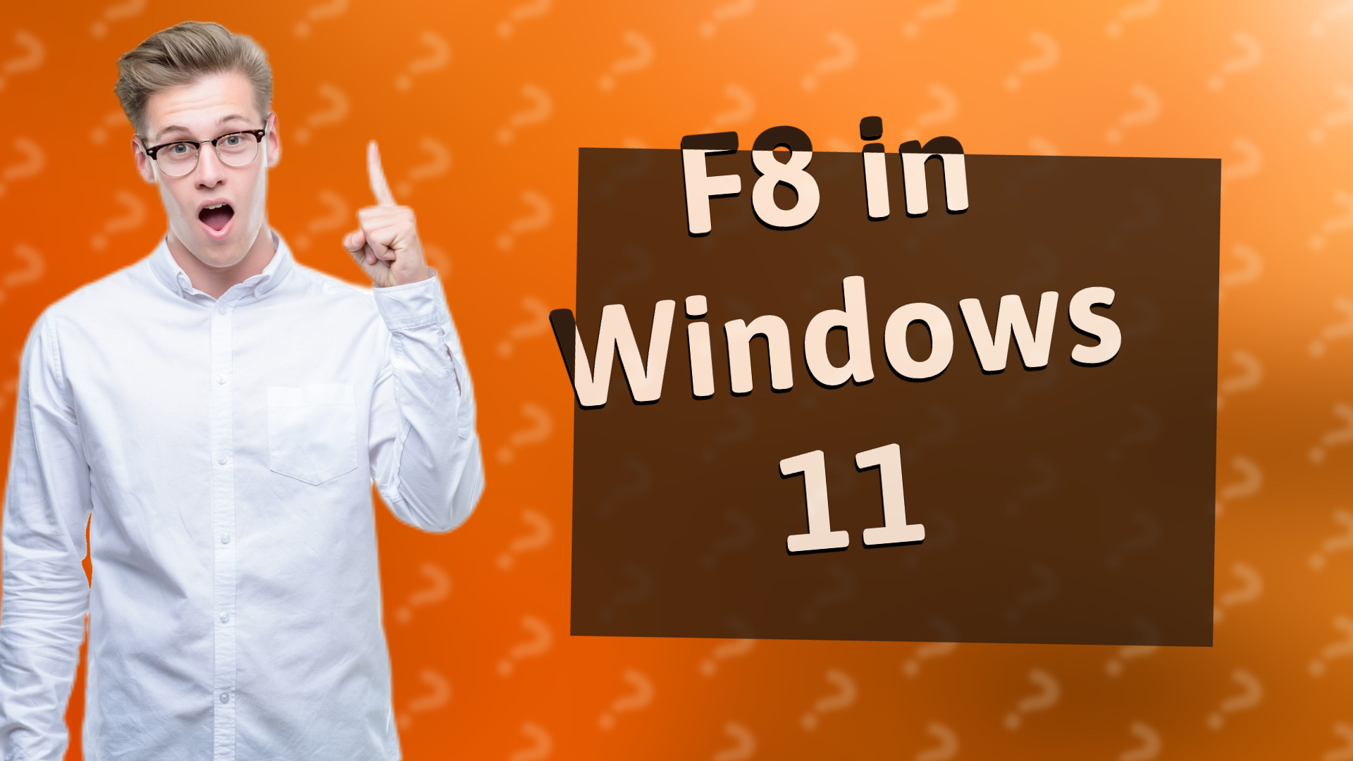 F8 in Windows 11