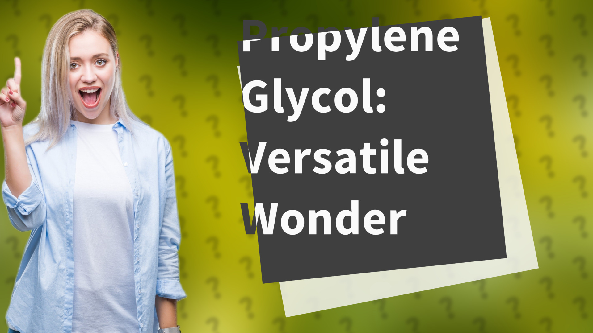 Propylene Glycol: Versatile Wonder
