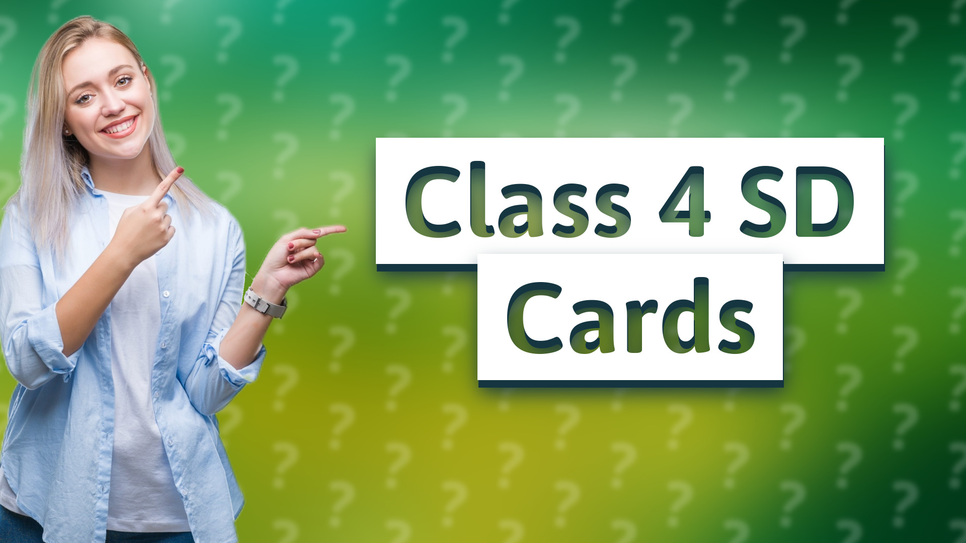 Class 4 SD Cards