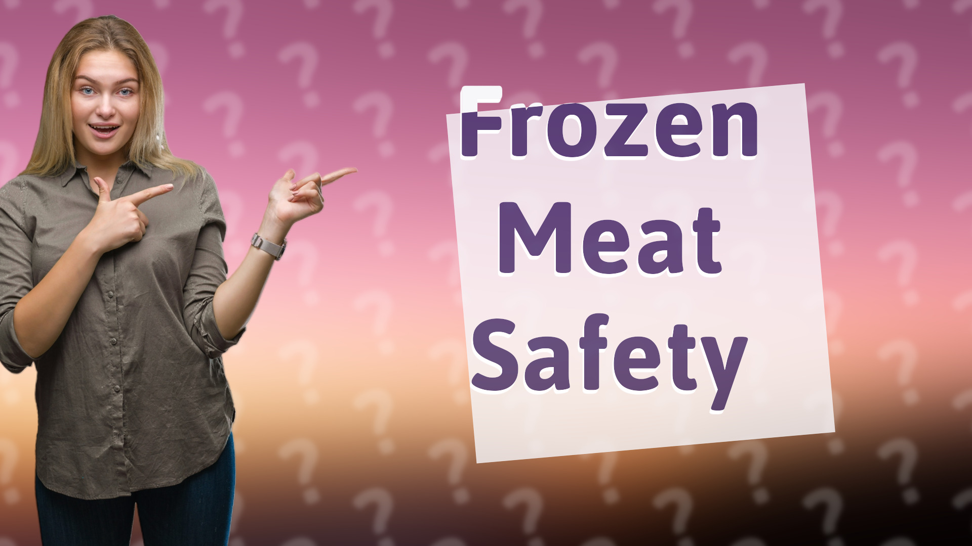 Frozen Meat Safety