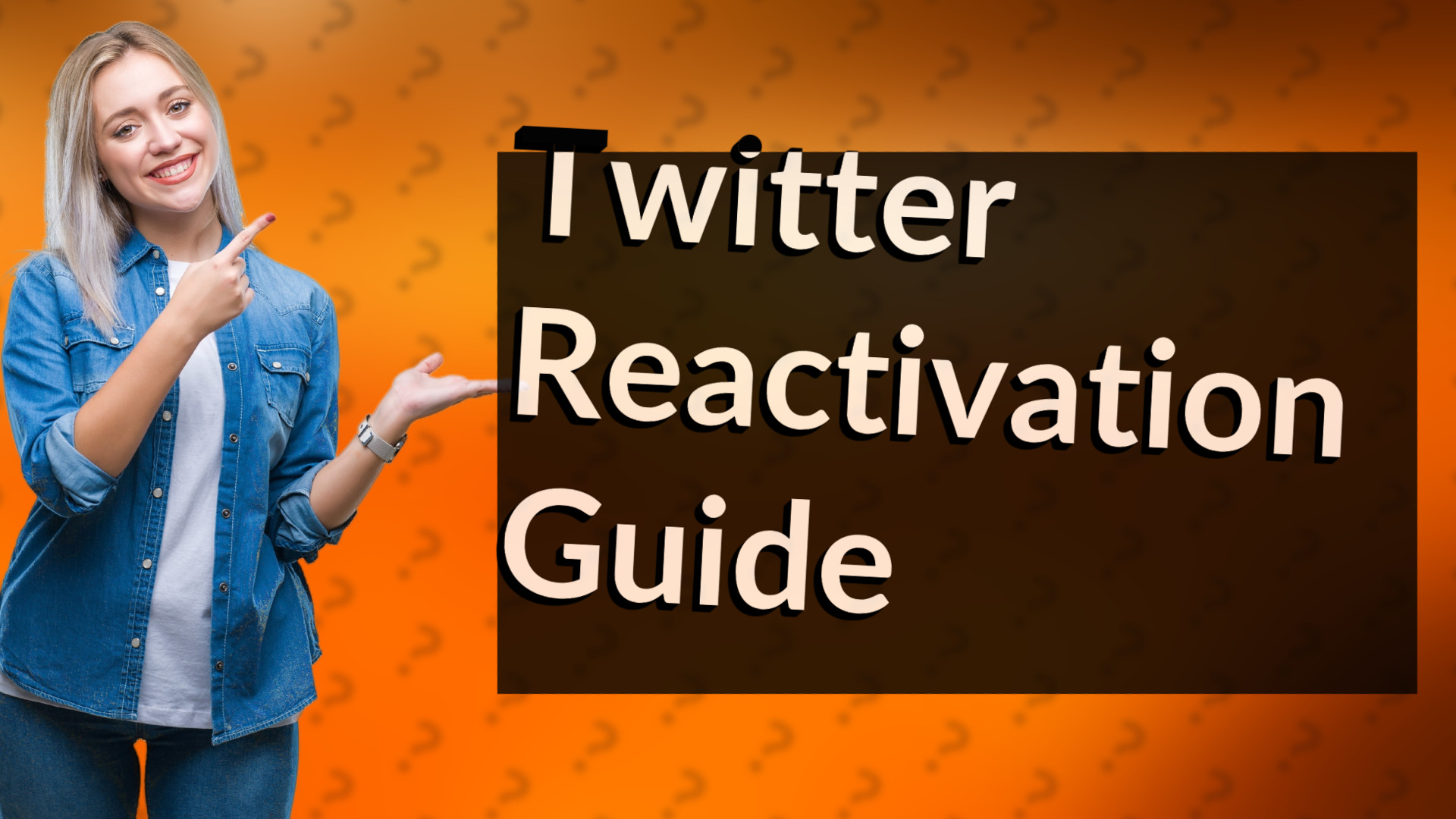 Twitter Reactivation Guide