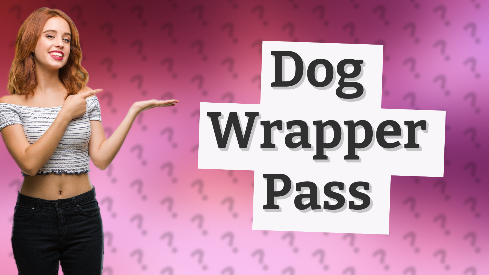 Dog Wrapper Pass
