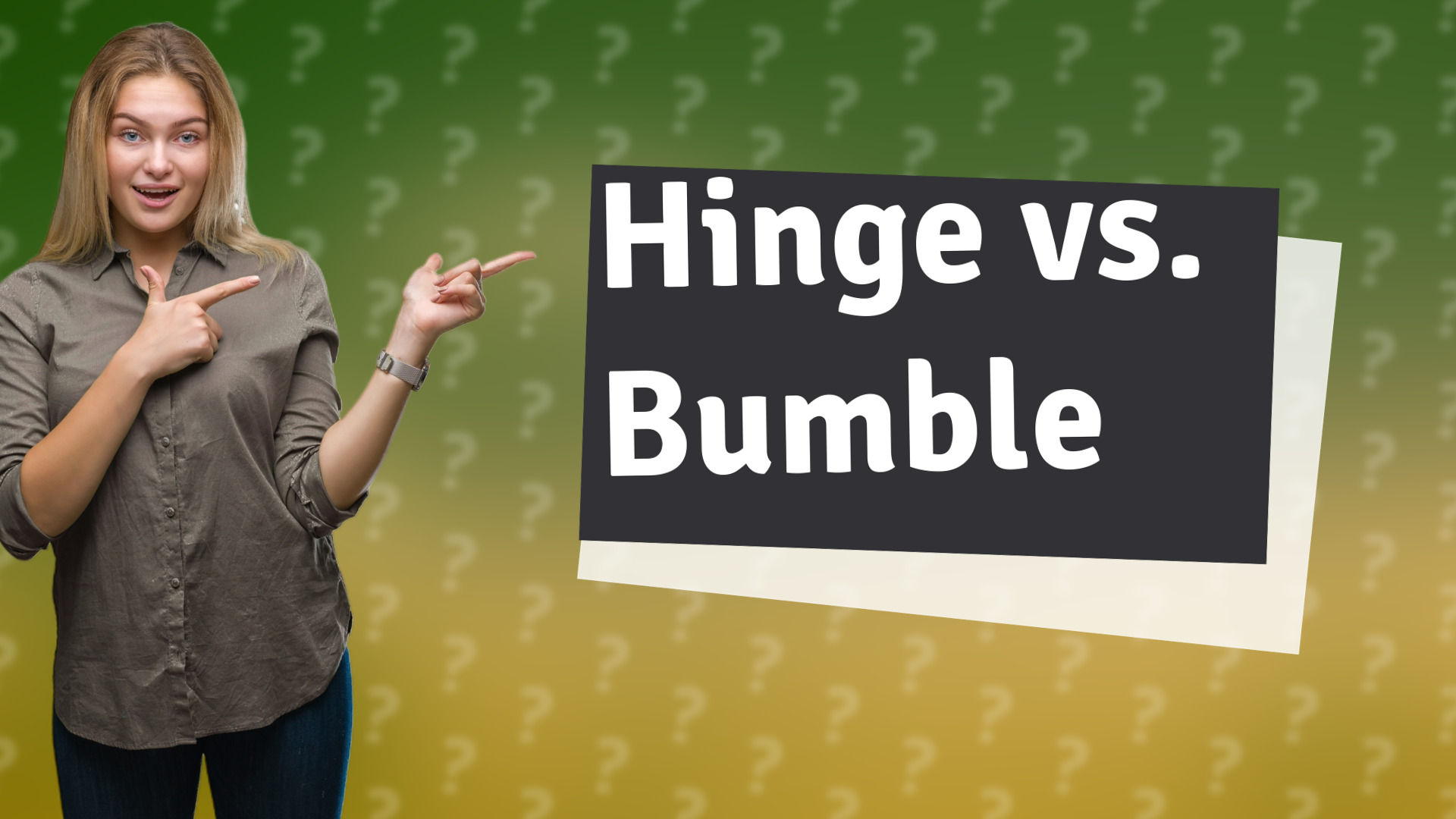 Hinge vs. Bumble