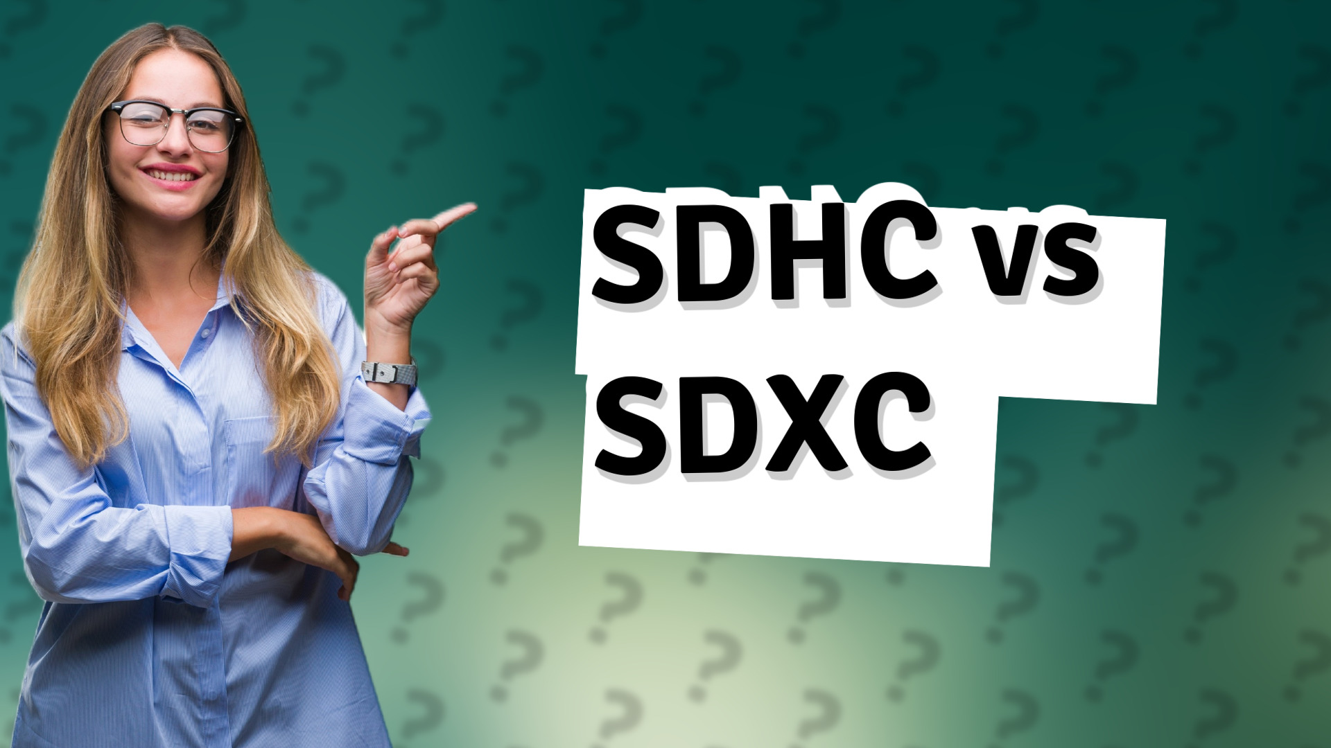 SDHC vs SDXC