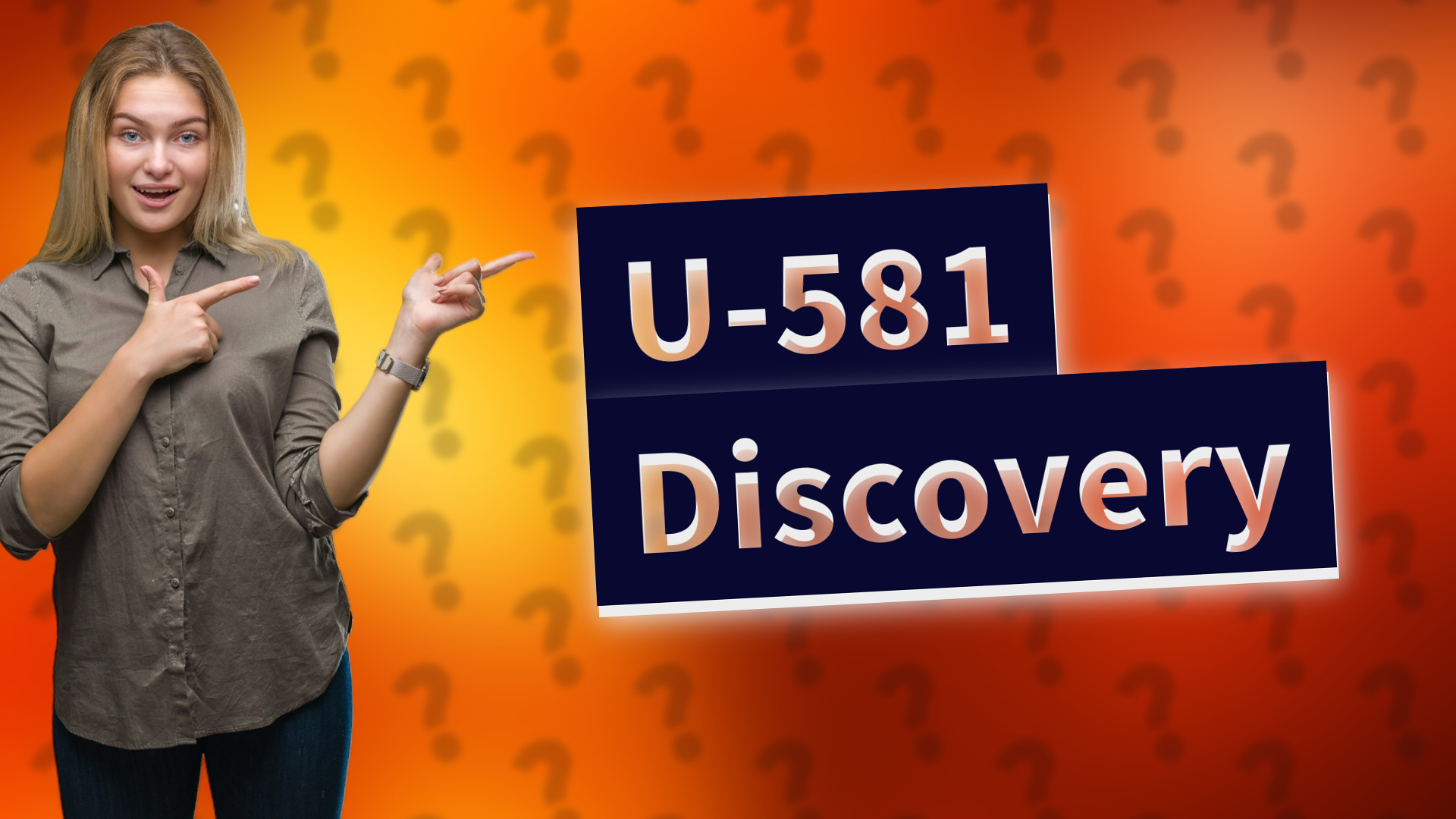 U-581 Discovery