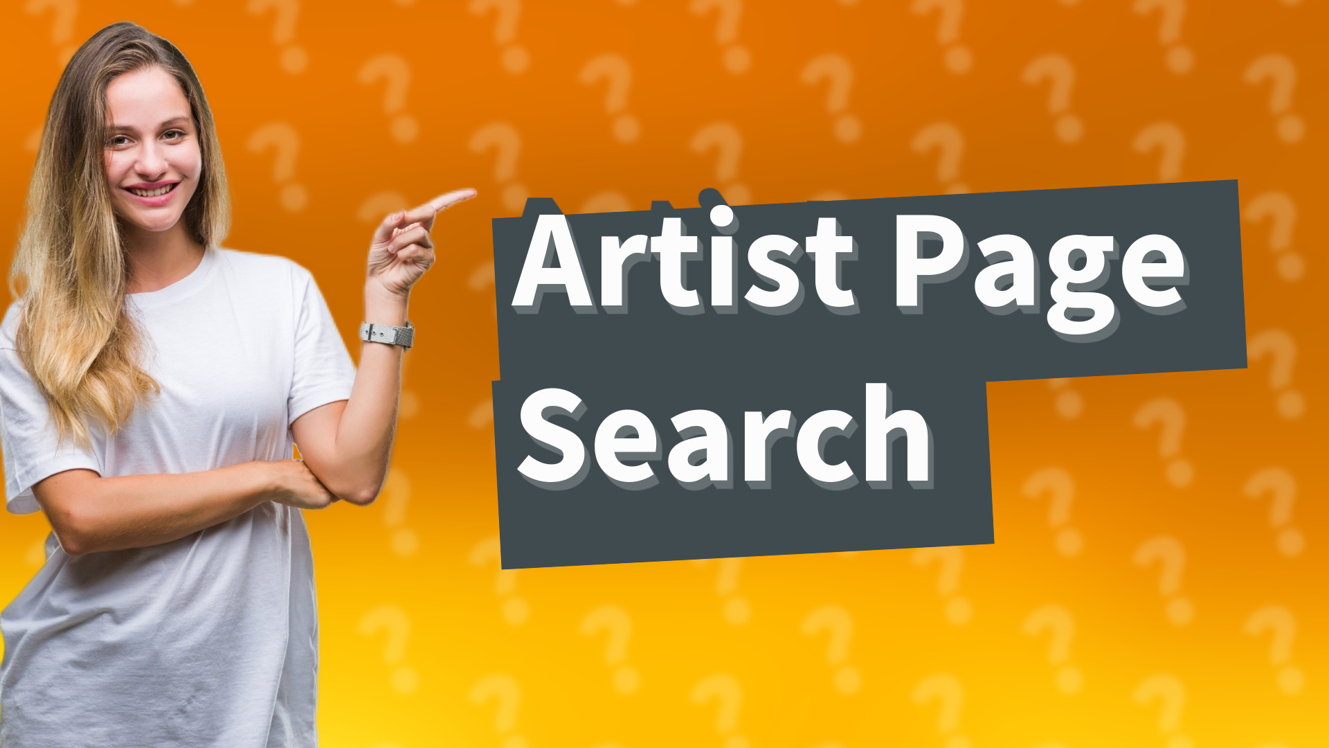 Artist Page Search