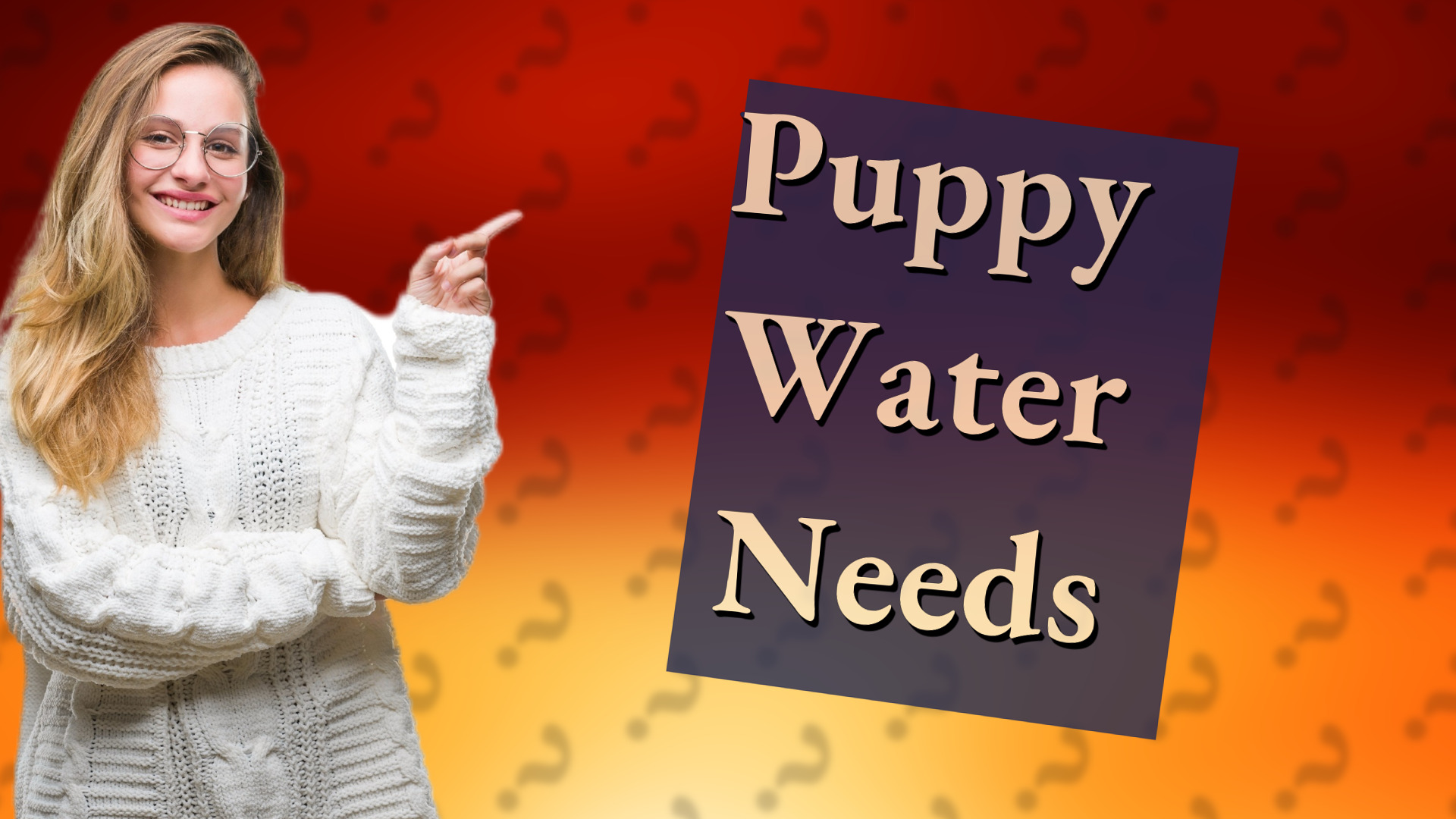 Puppy Water Needs