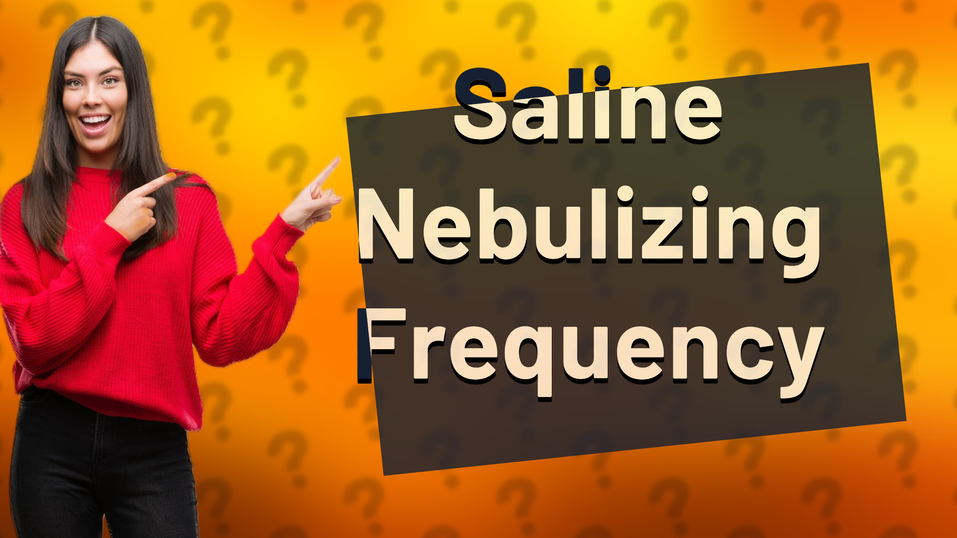 Saline Nebulizing Frequency