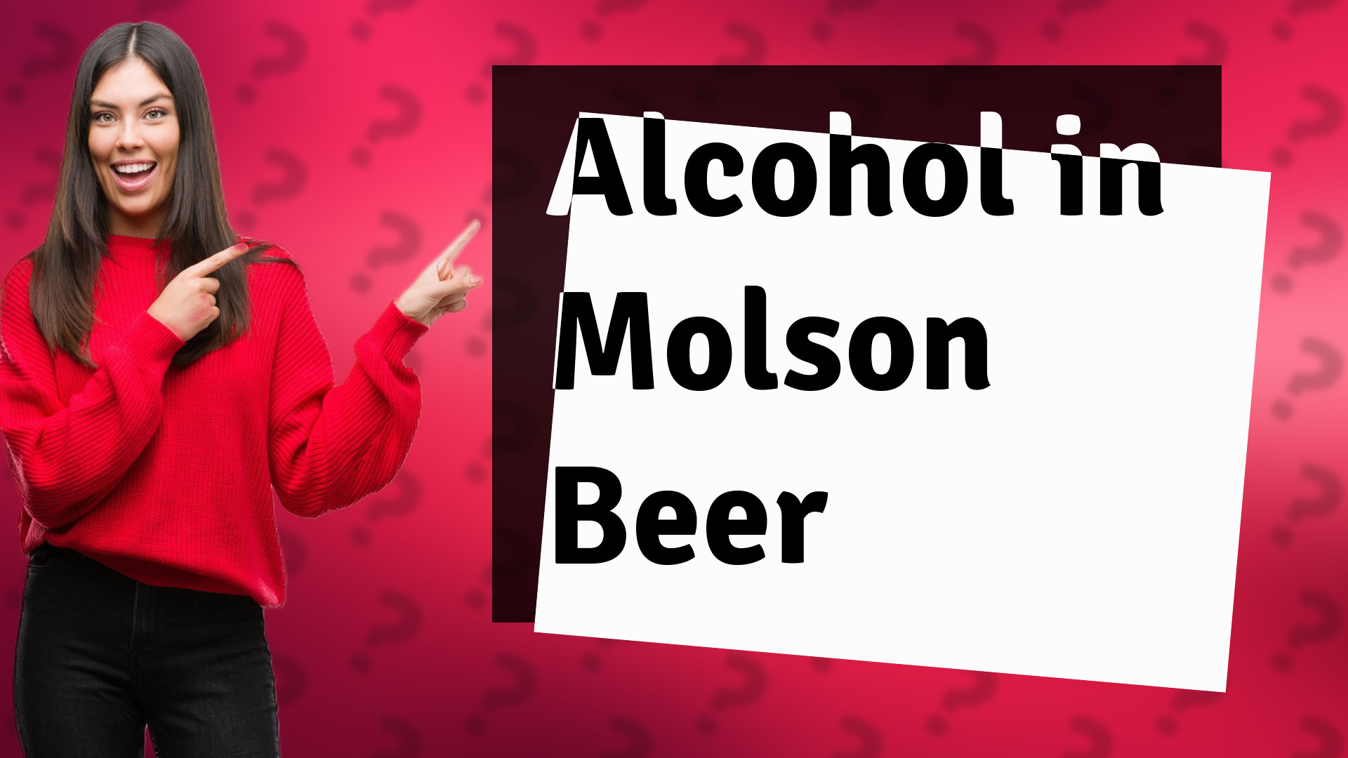 Alcohol in Molson Beer