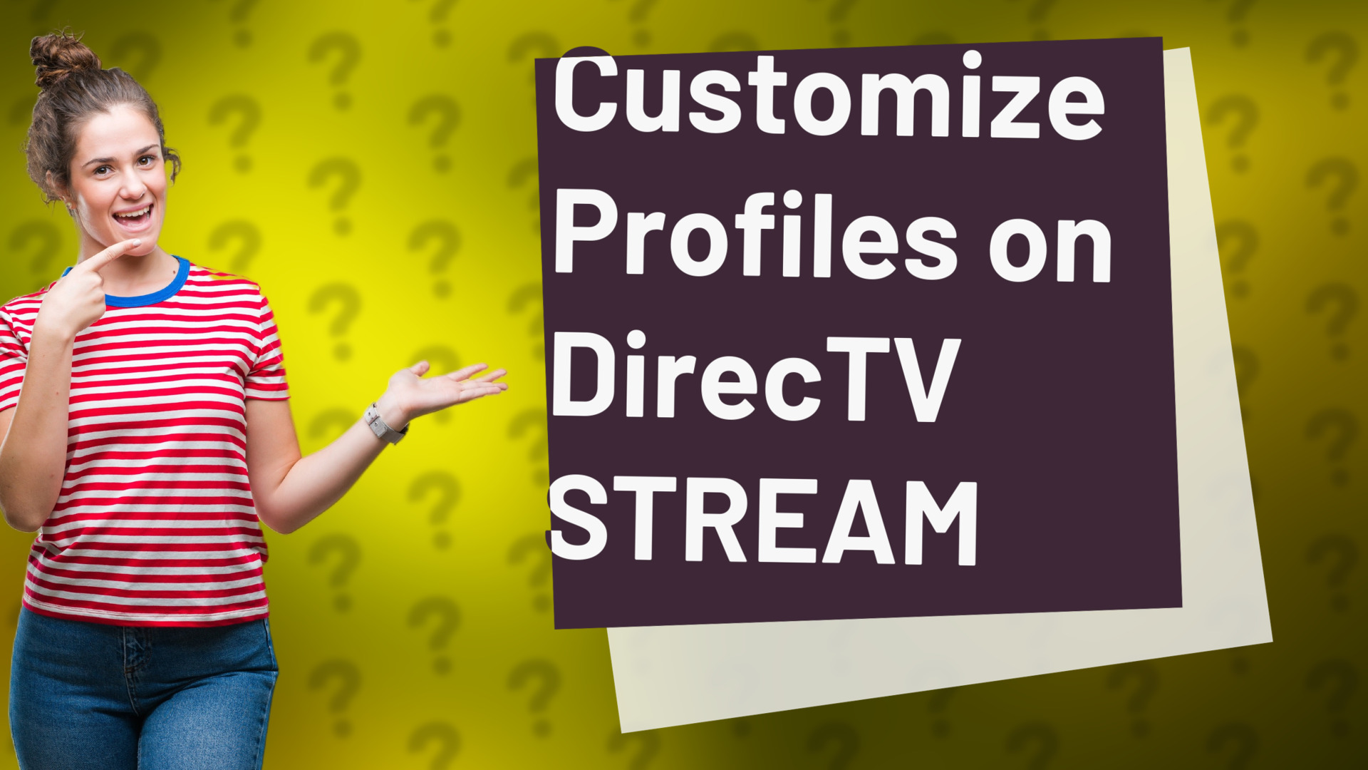 Customize Profiles on DirecTV STREAM