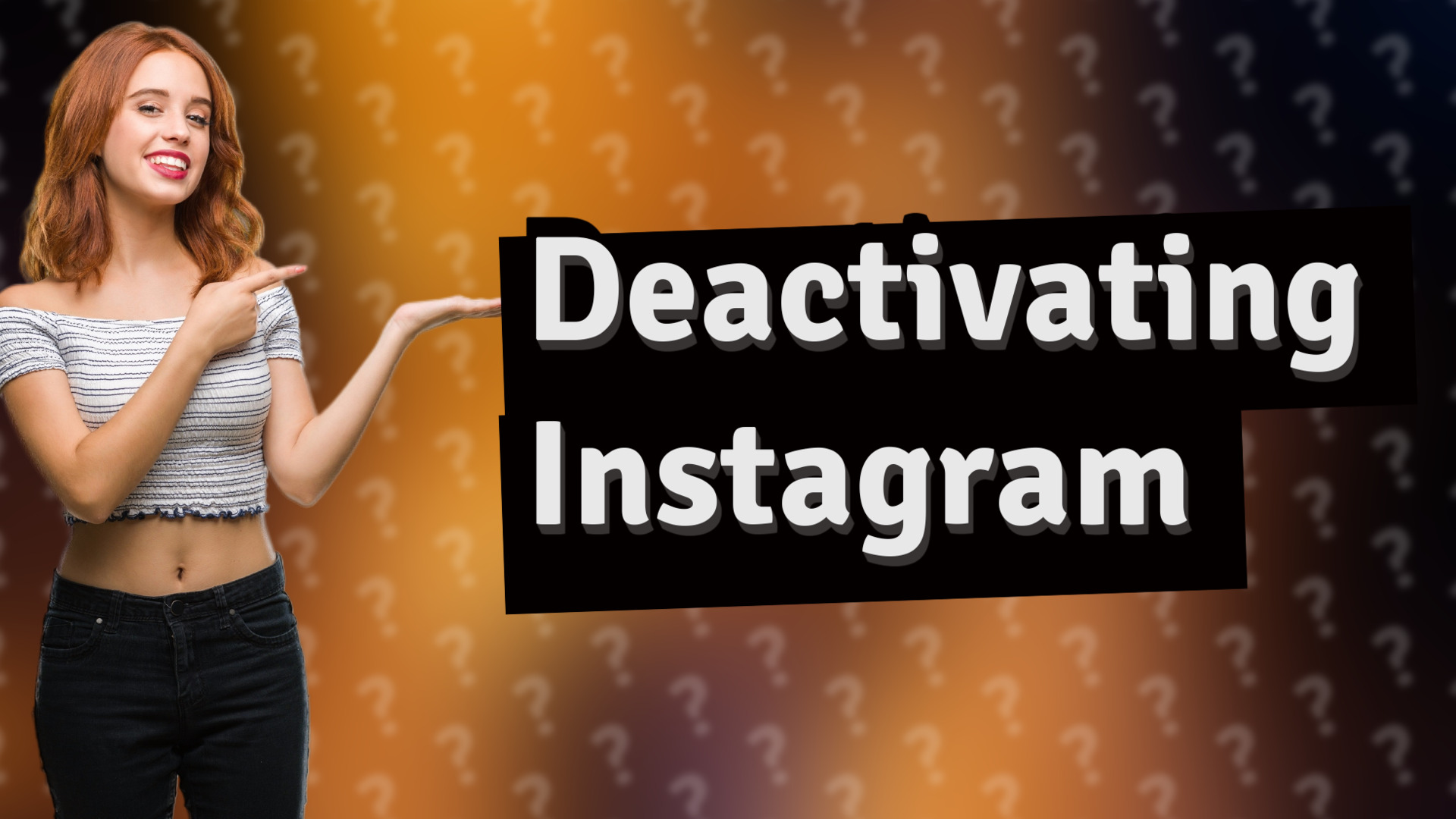 Deactivating Instagram