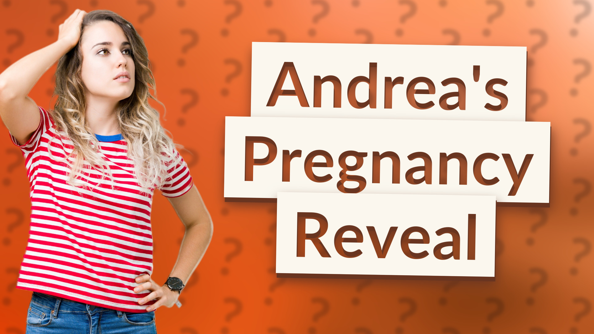 Andrea's Pregnancy Reveal