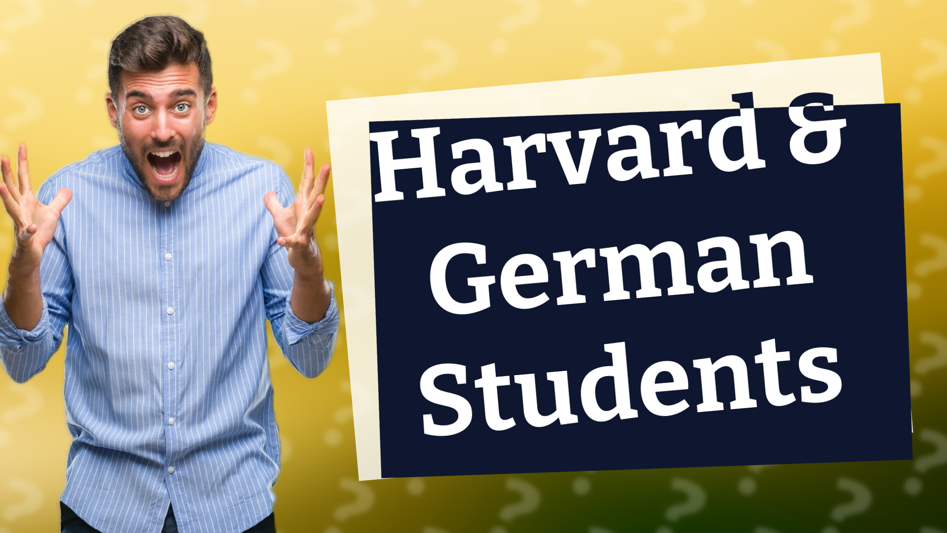 Harvard & German Students