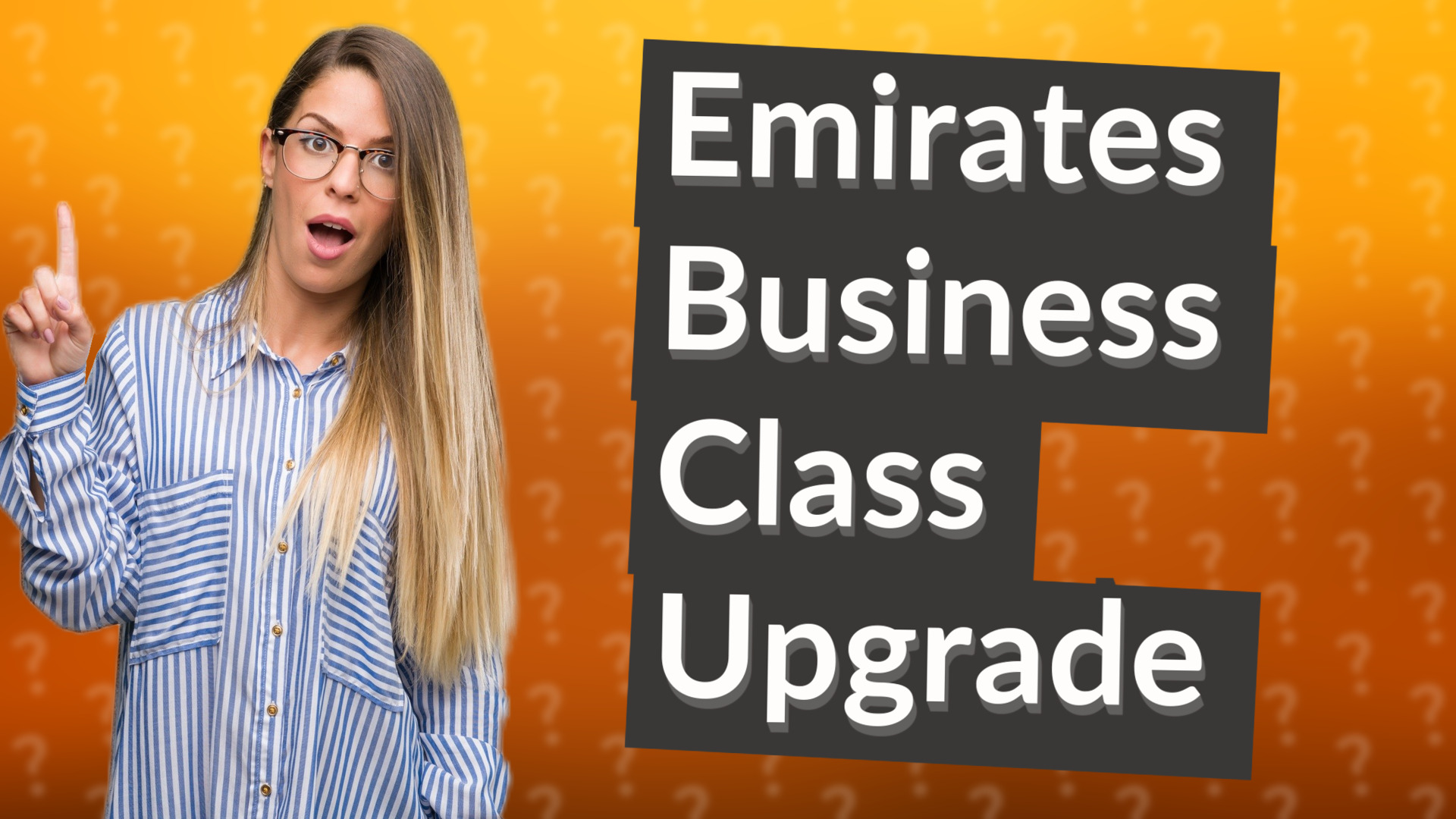 Emirates Business Class Upgrade