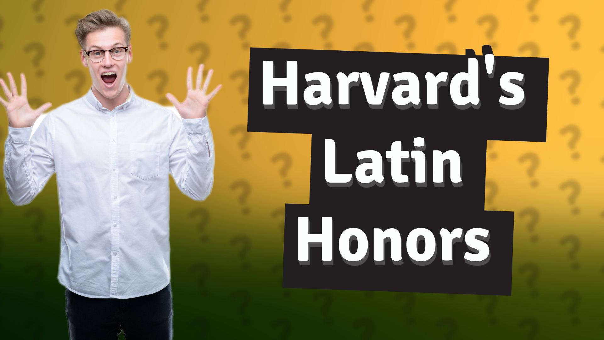 Harvard's Latin Honors