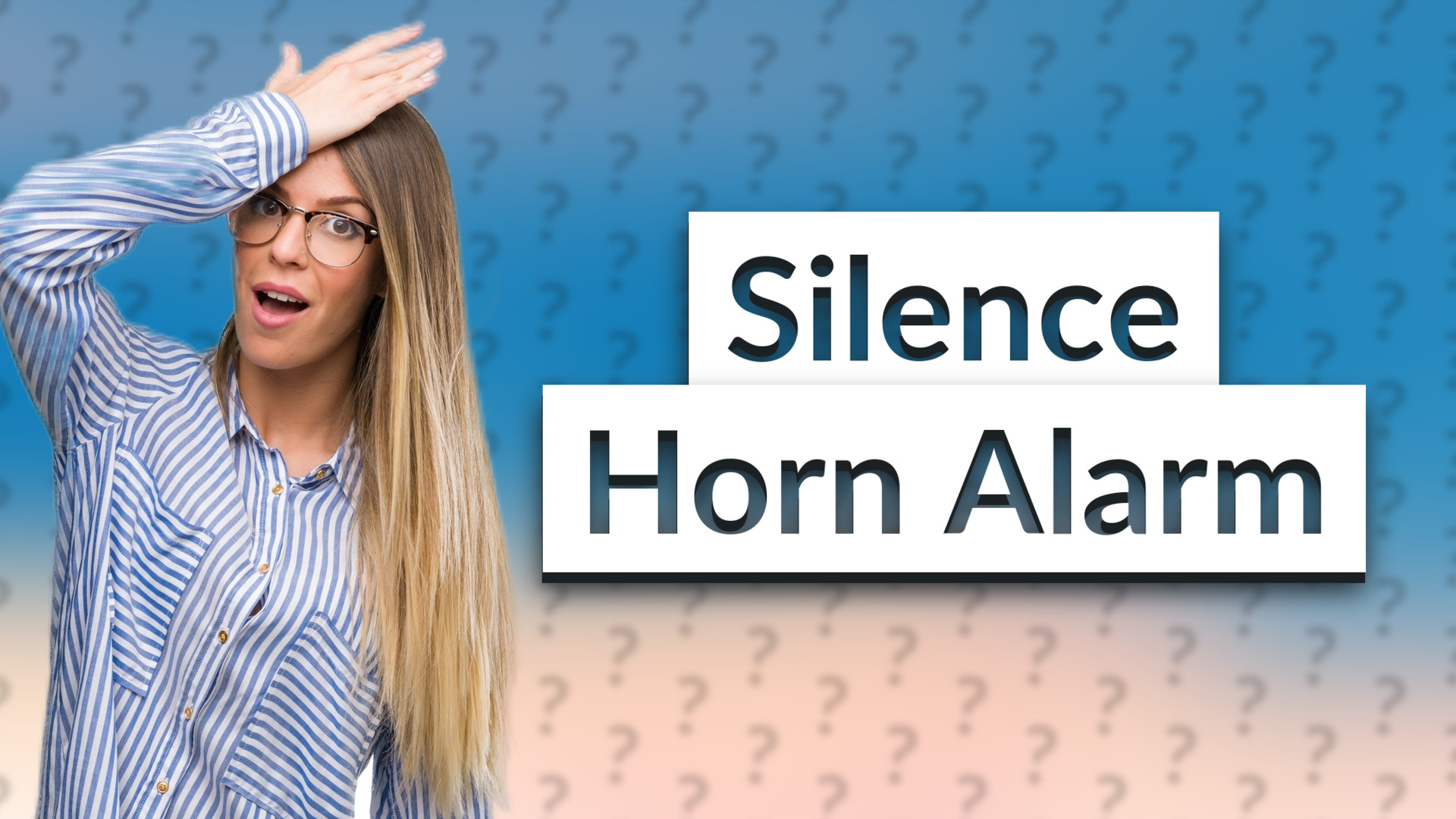 Silence Horn Alarm