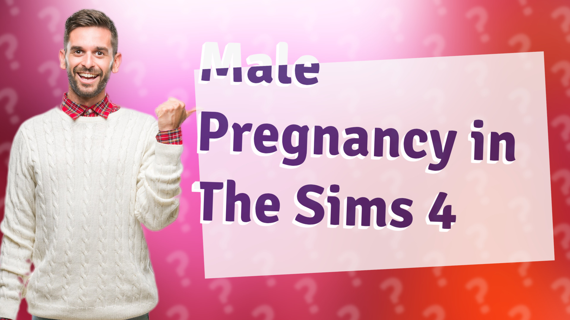 Male Pregnancy in The Sims 4